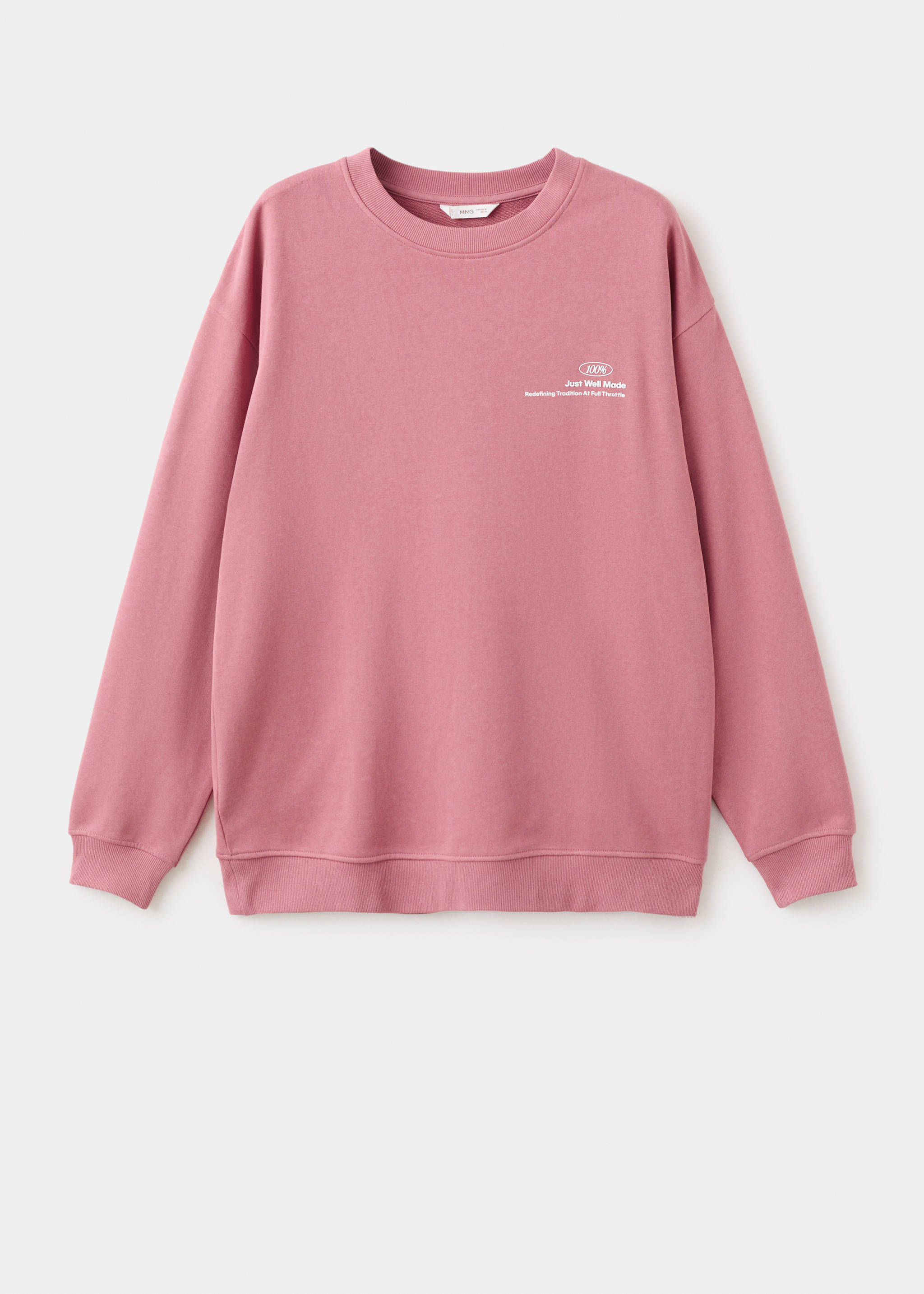 Printed cotton sweatshirt - Article without model