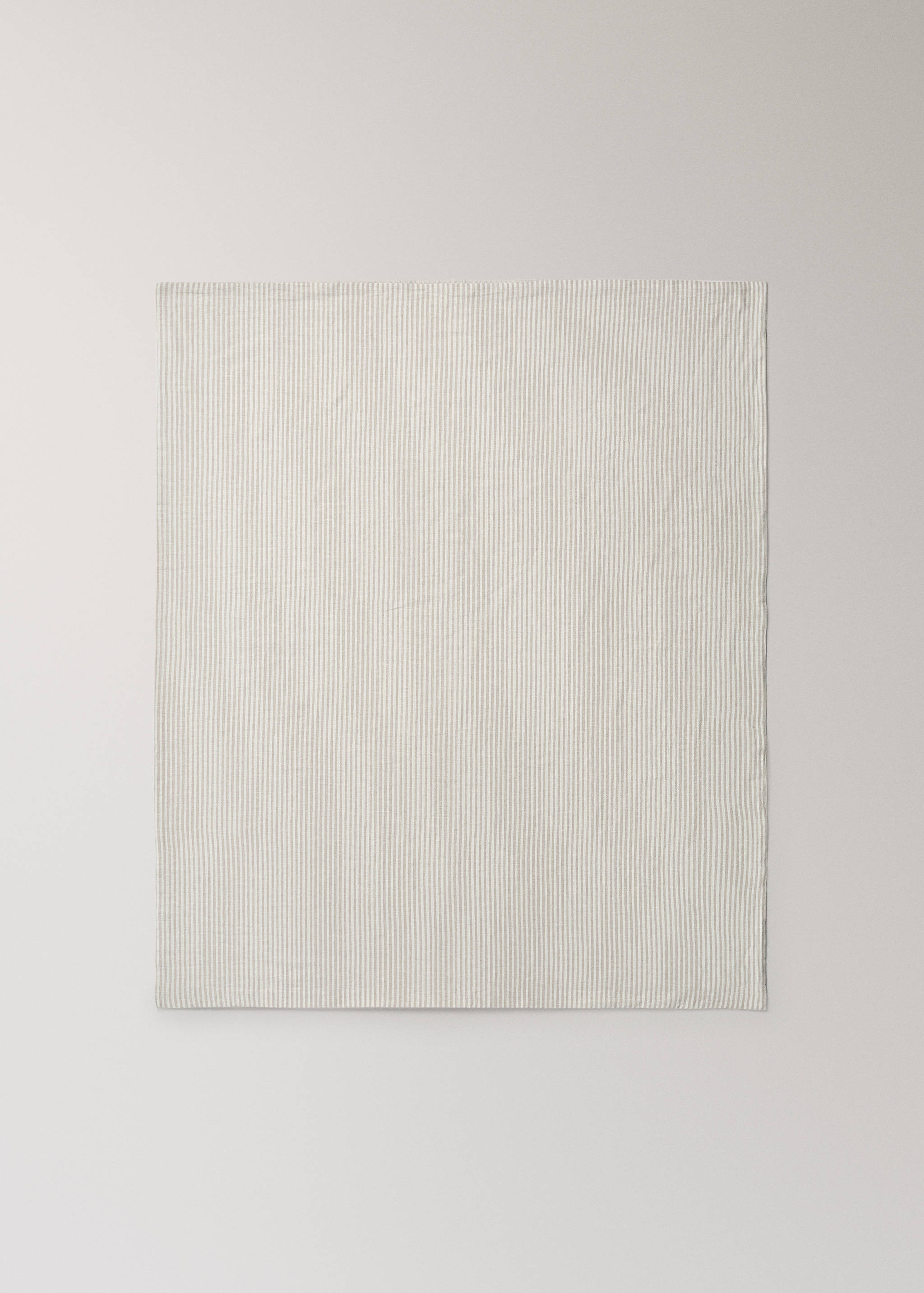 Dziecięca poszwa na kołdrę z bawełny i lnu w paski na łóżko 90 cm - Szczegóły artykułu 4