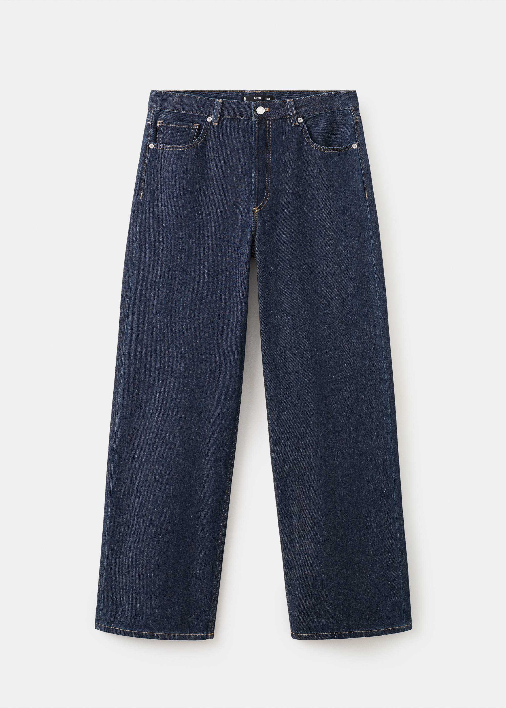 Straight low-waist jeans - Article without model, Open Blue. Ref: 27074072-01.