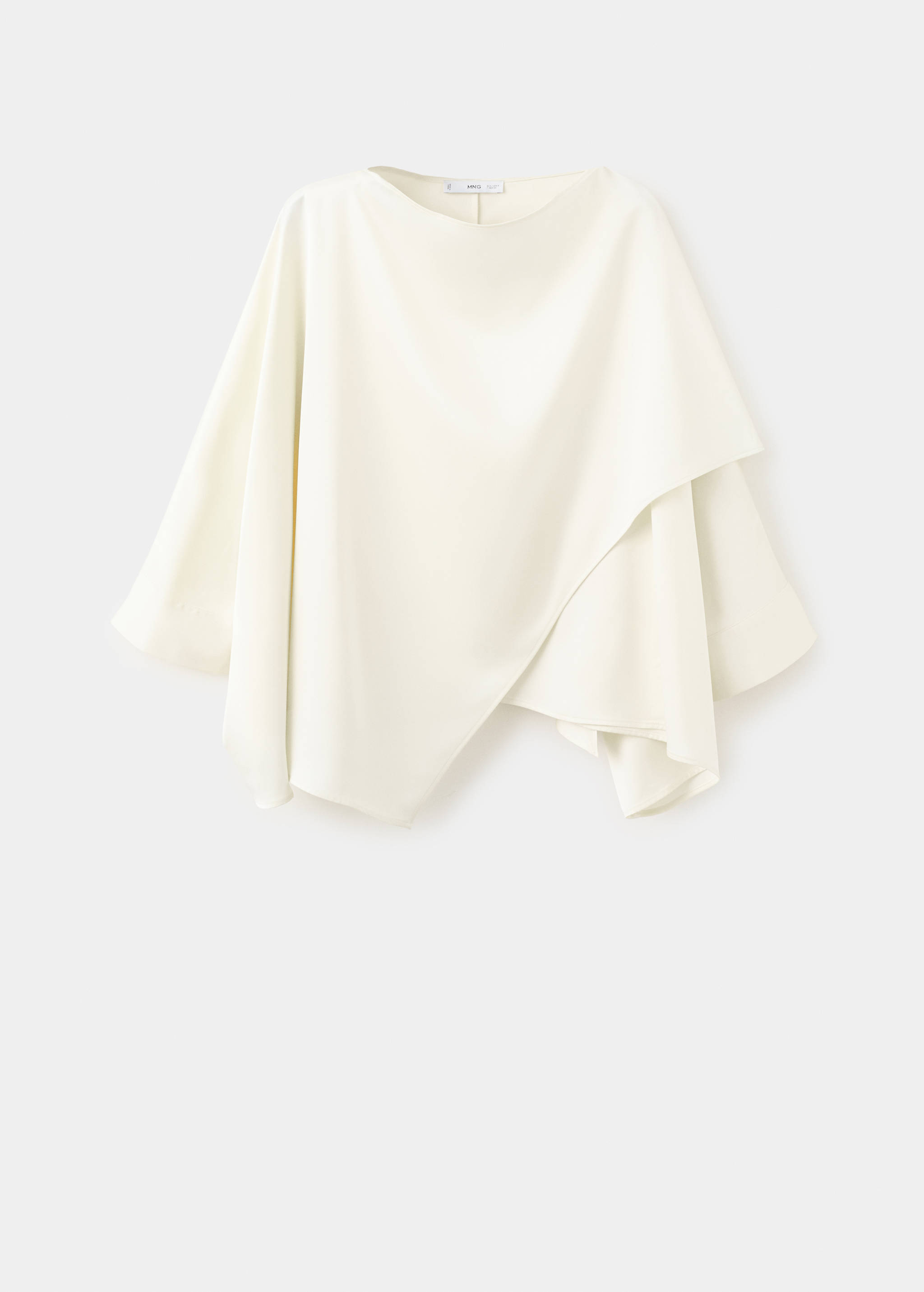 Blusa satinada evasé - Artículo sin modelo