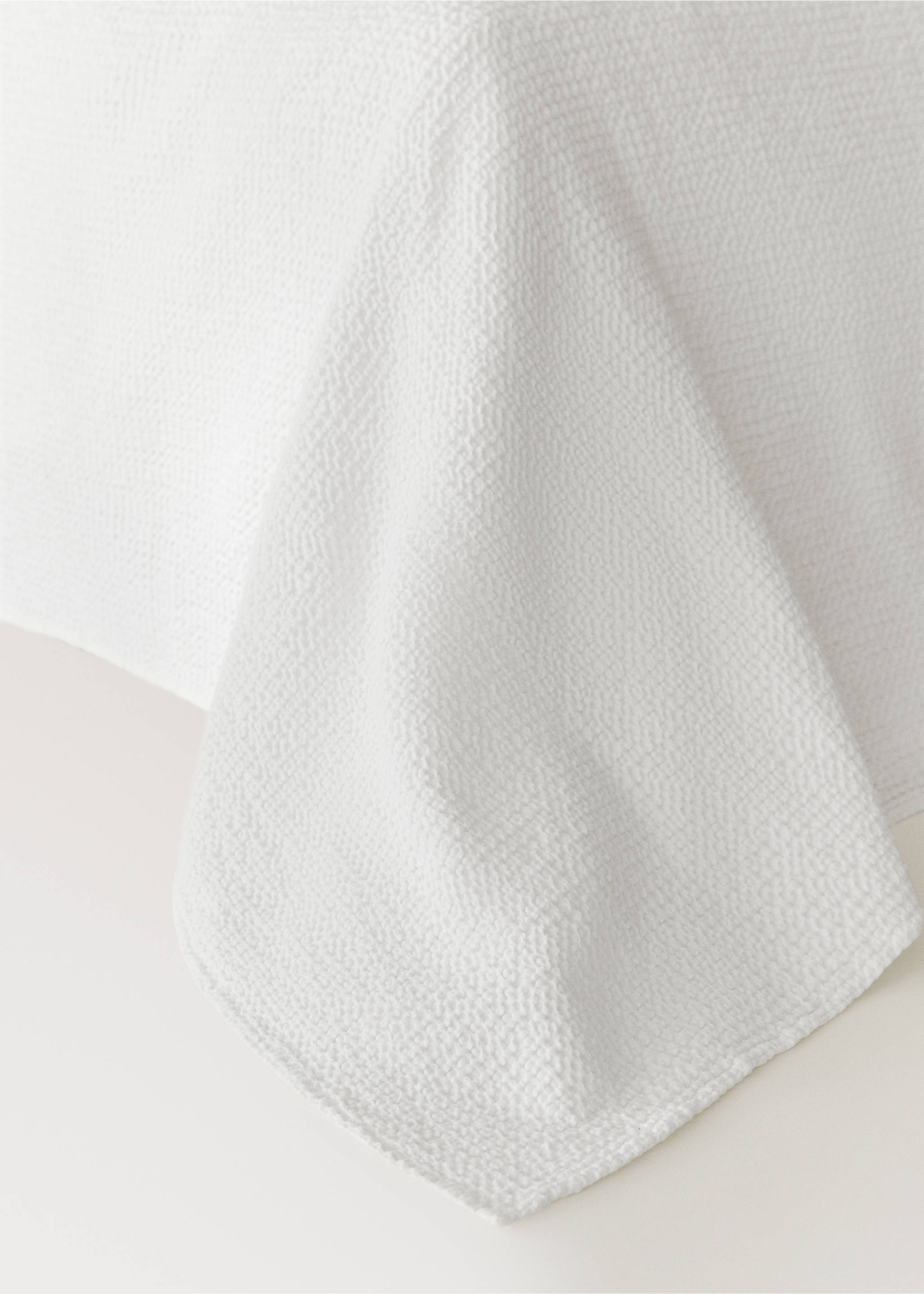 Trapunta bambino cotone garment-dyed waffle letto 90/105 cm - Dettaglio dell'articolo 7, Bianco. Ref: 27074076-00.