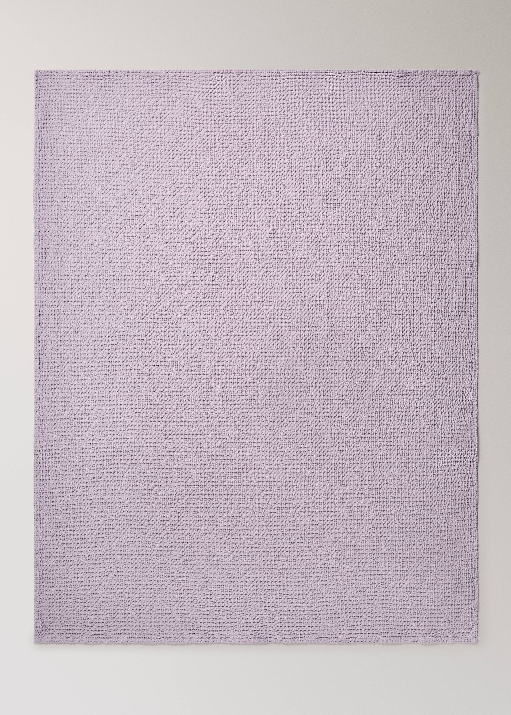 Cotton waffle garment-dyed bedspread for 90/105 cm bed - Details of the article 3