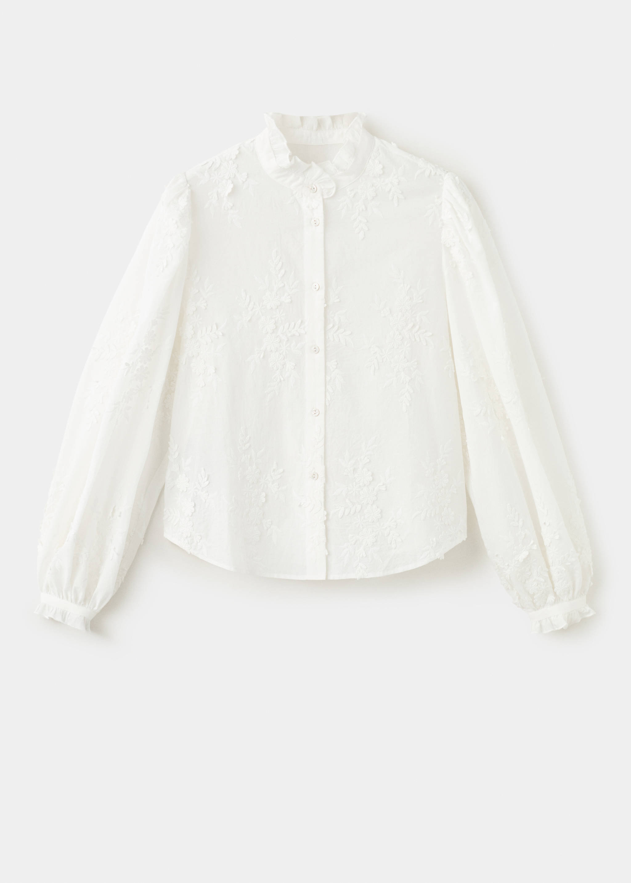 Bluză broderie florală - Articol fără model