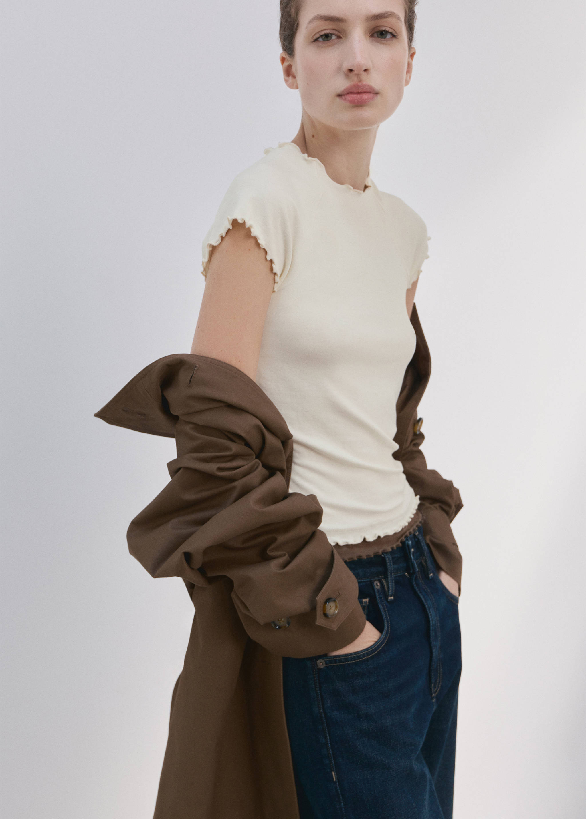 Contrasting T-shirt - Medium plane