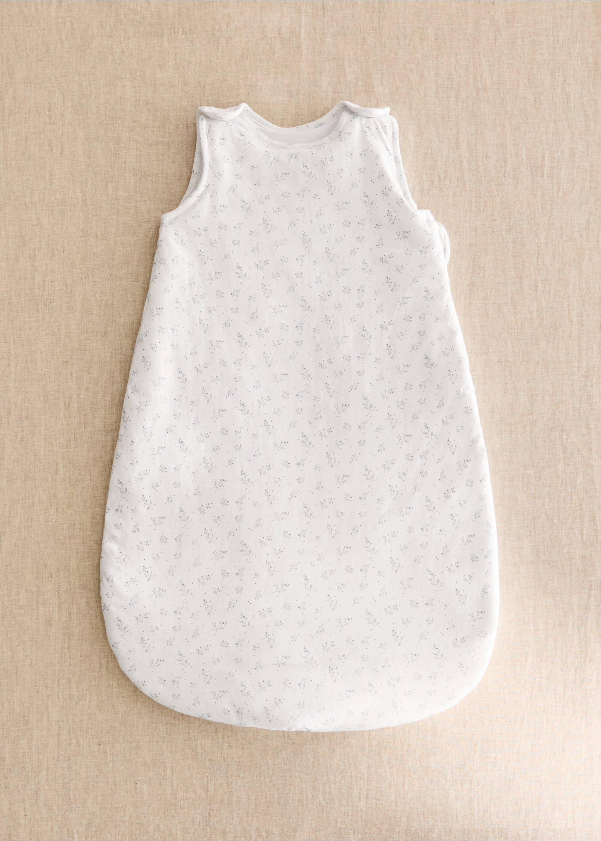 Cotton floral casual coat - General plane, White. Ref: 27074081-00.