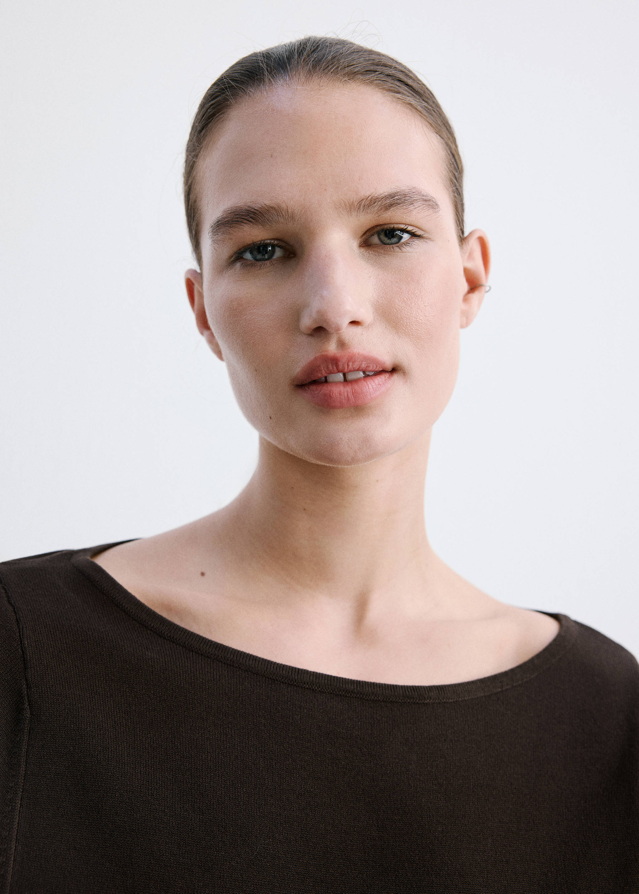 Fine-knit flared dress - Details of the article 4