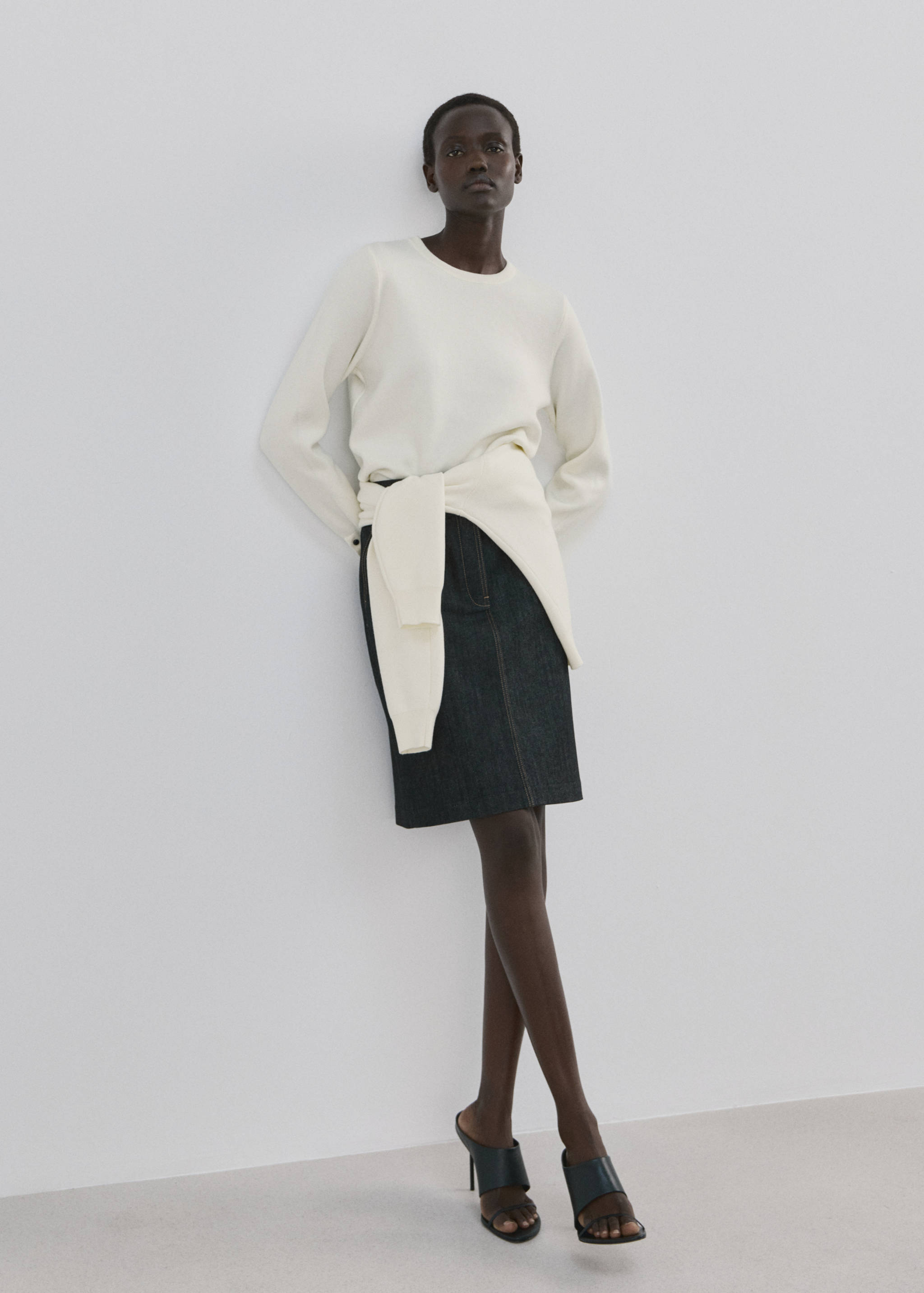 Kolu düğmeli kazak - Genel plan