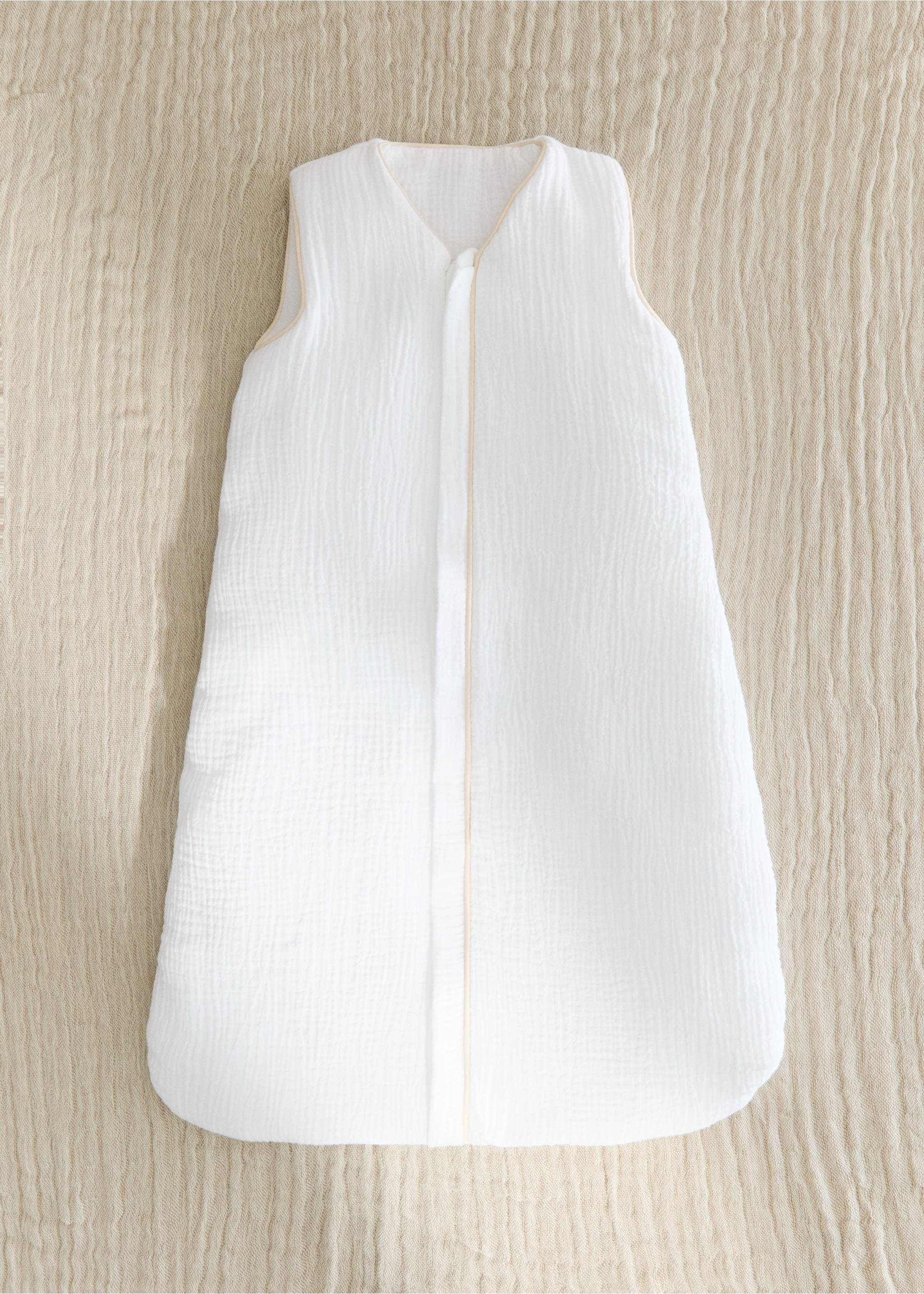Cotton muslin stroller sack - General plane, White. Ref: 27074085-00.
