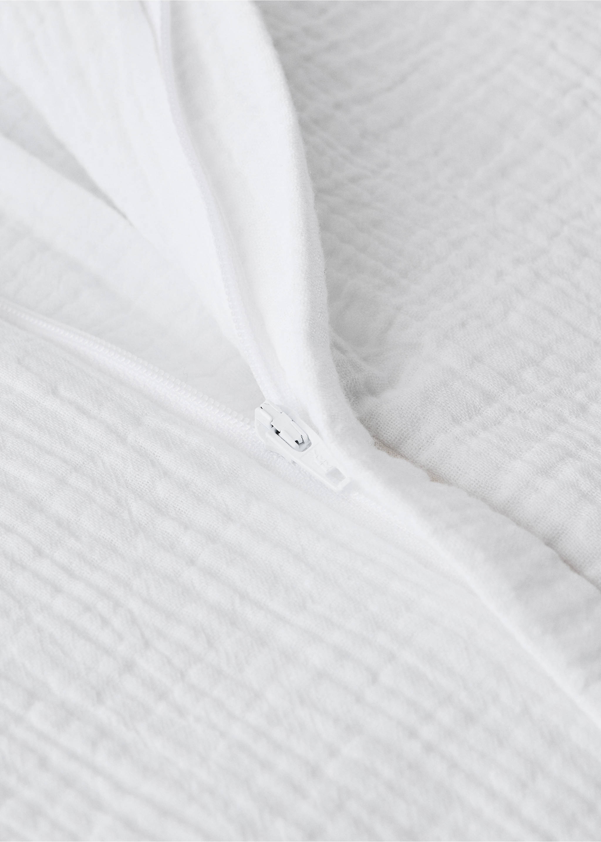 Cotton muslin stroller sack - Details of the article 1, White. Ref: 27074085-00.