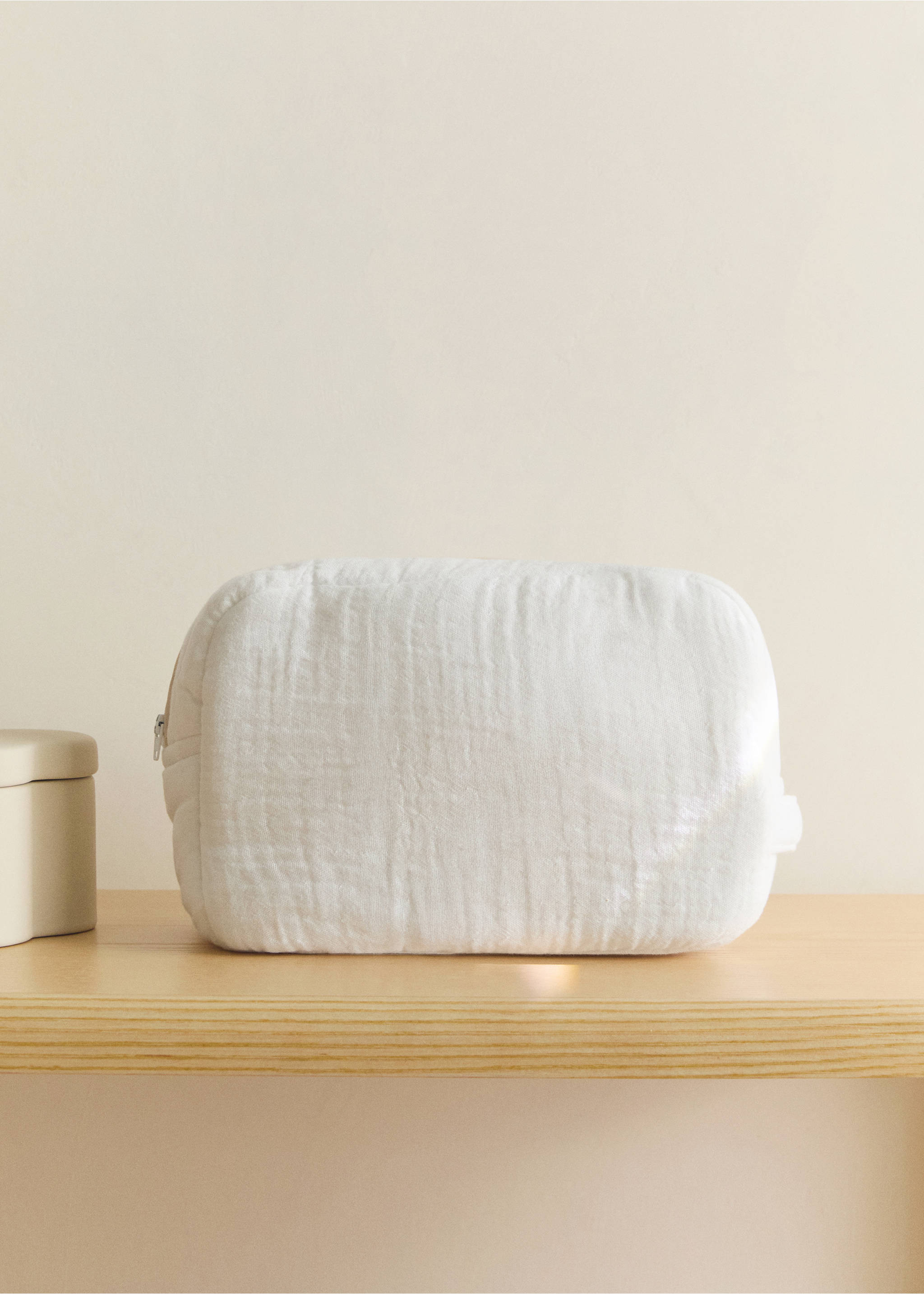 Neceser infantil gasa algodón - Plano general, Blanco. Ref: 27074086-00.