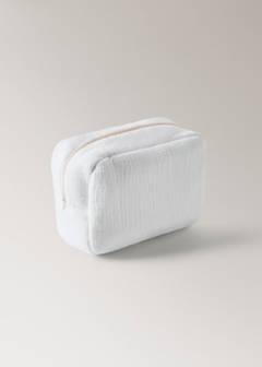 Children’s cotton gauze toiletry bag — White 2
