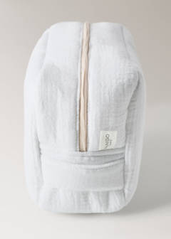 Children’s cotton gauze toiletry bag — White 3
