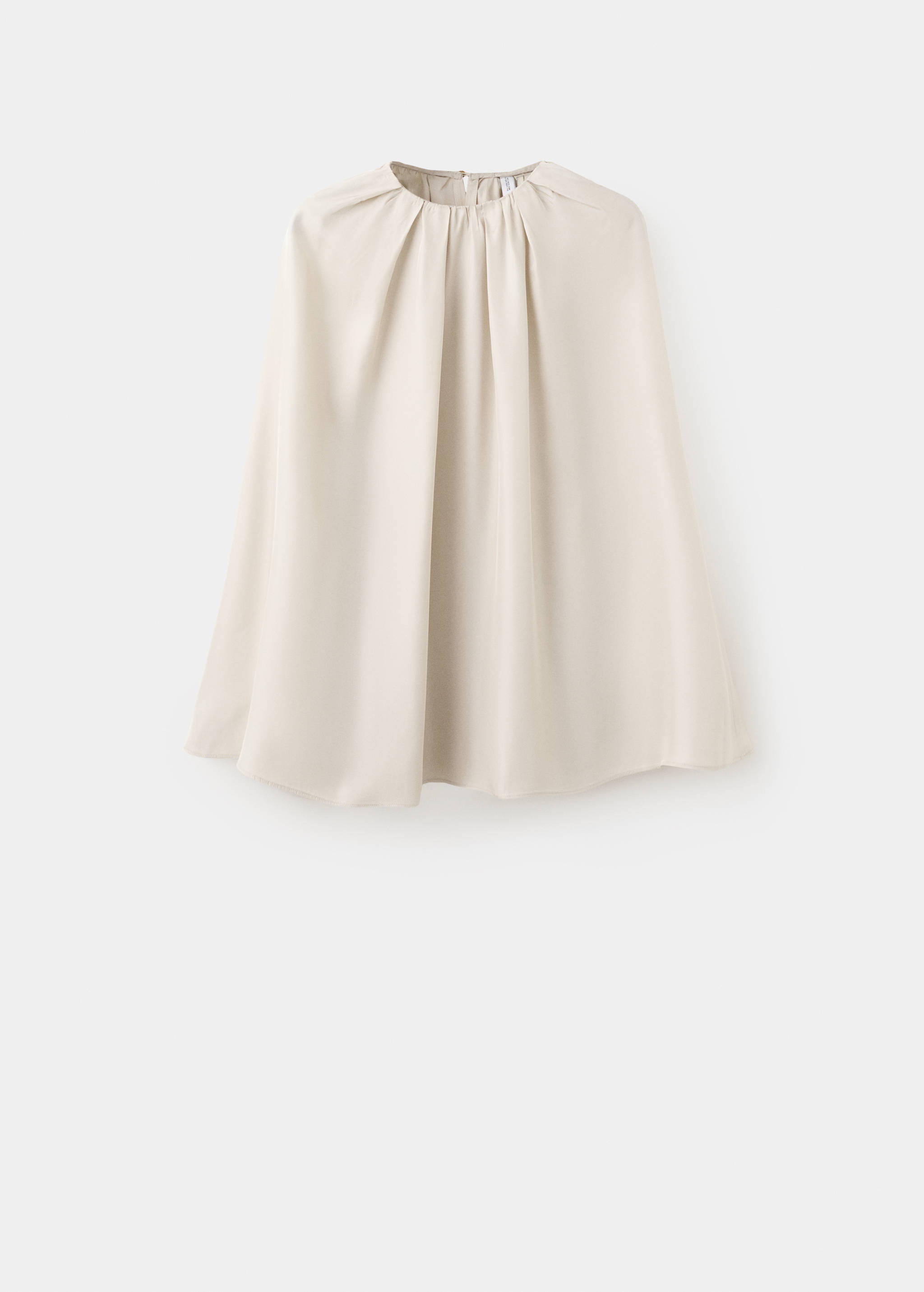 Blouse with slits and ruched neckline - Article without model