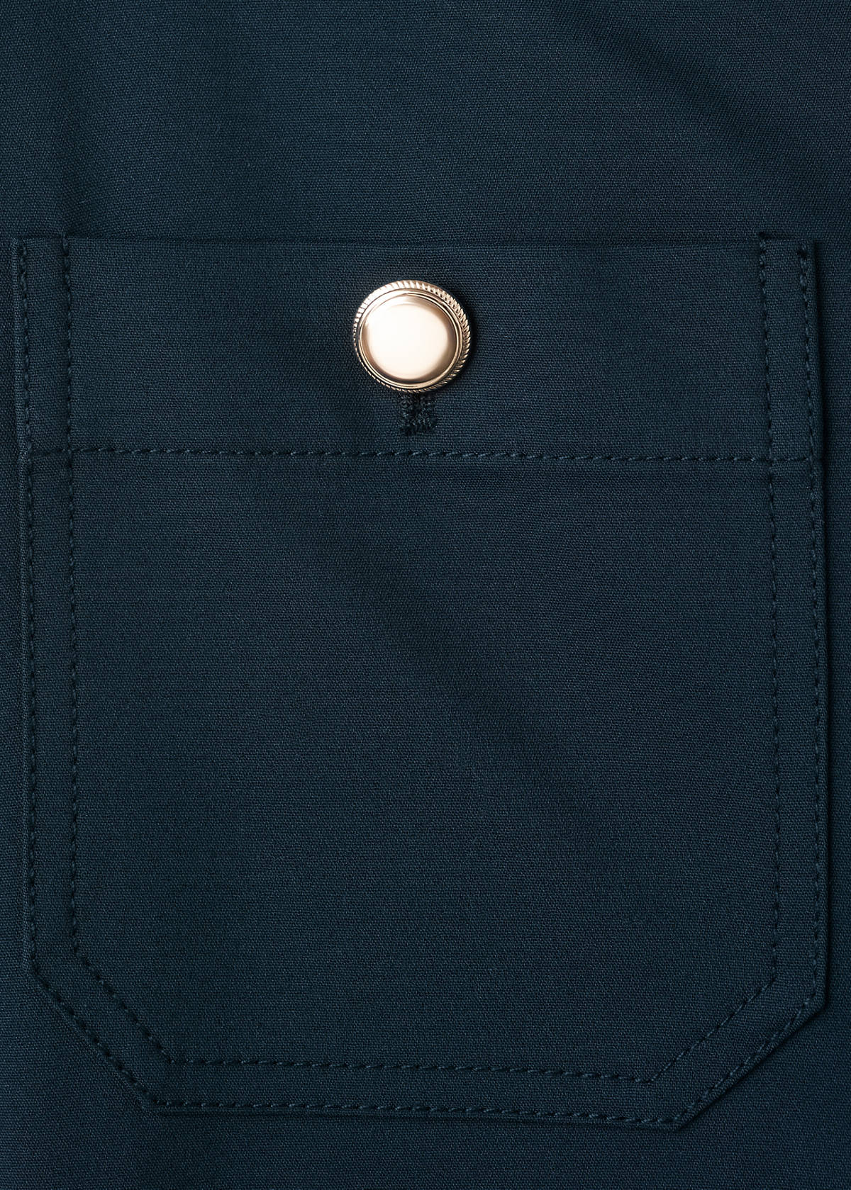 Straight trousers with jewel buttons — Navy