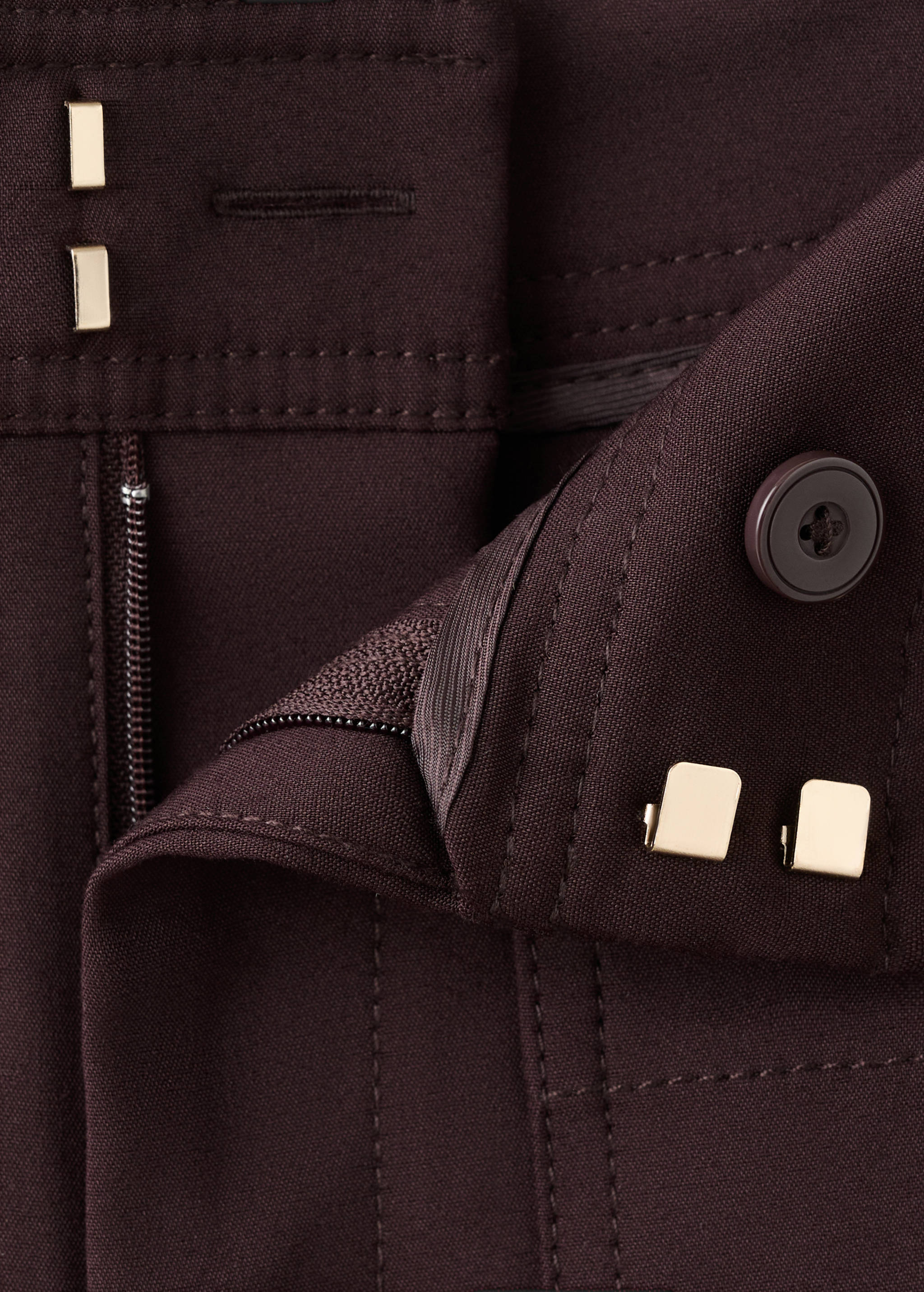 Pantalón recto botones joya - Detalle del artículo 0