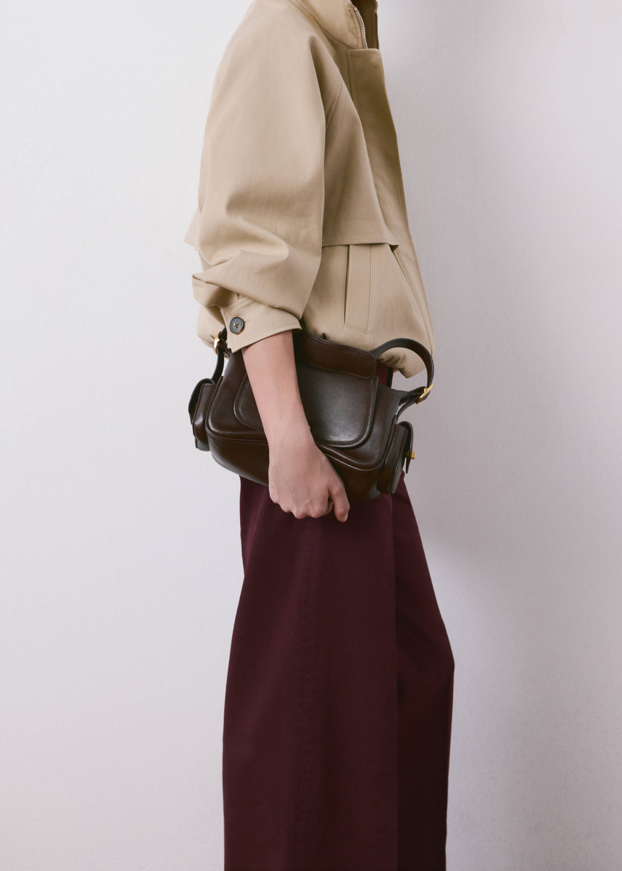 High-waisted wideleg jeans - Details of the article 2