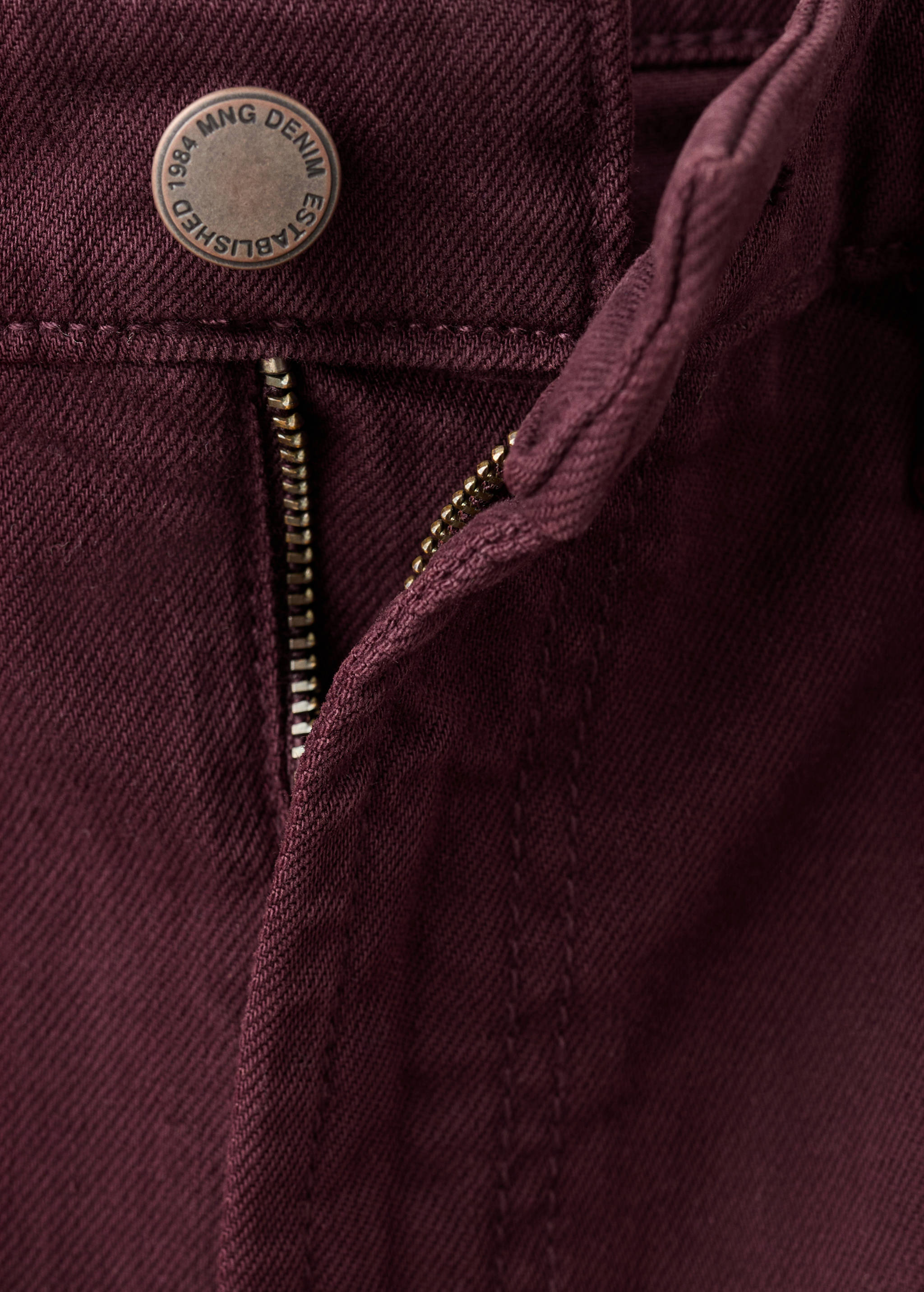 High-waisted wideleg jeans - Details of the article 8