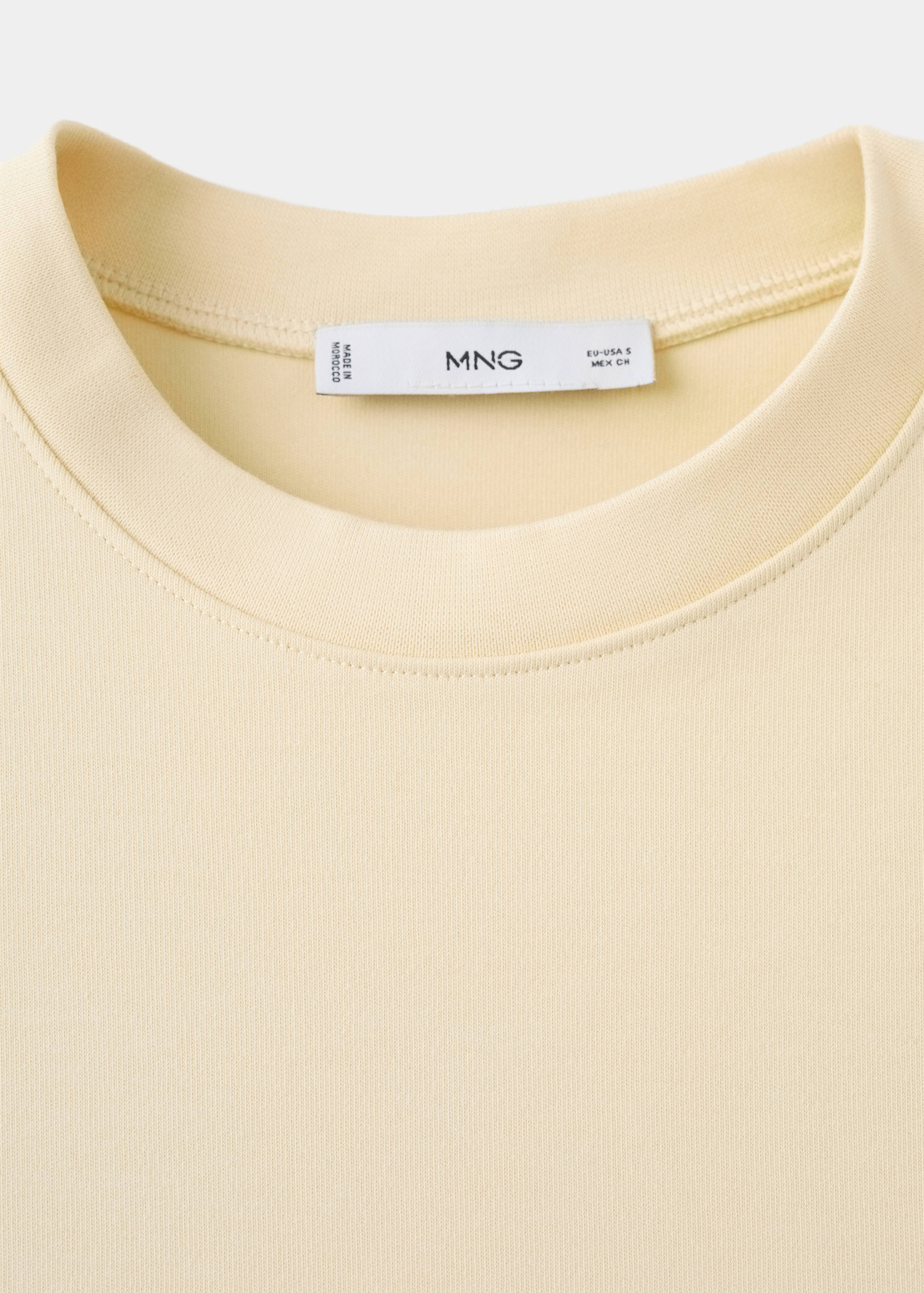 Short-sleeved cotton t-shirt - Details of the article 8