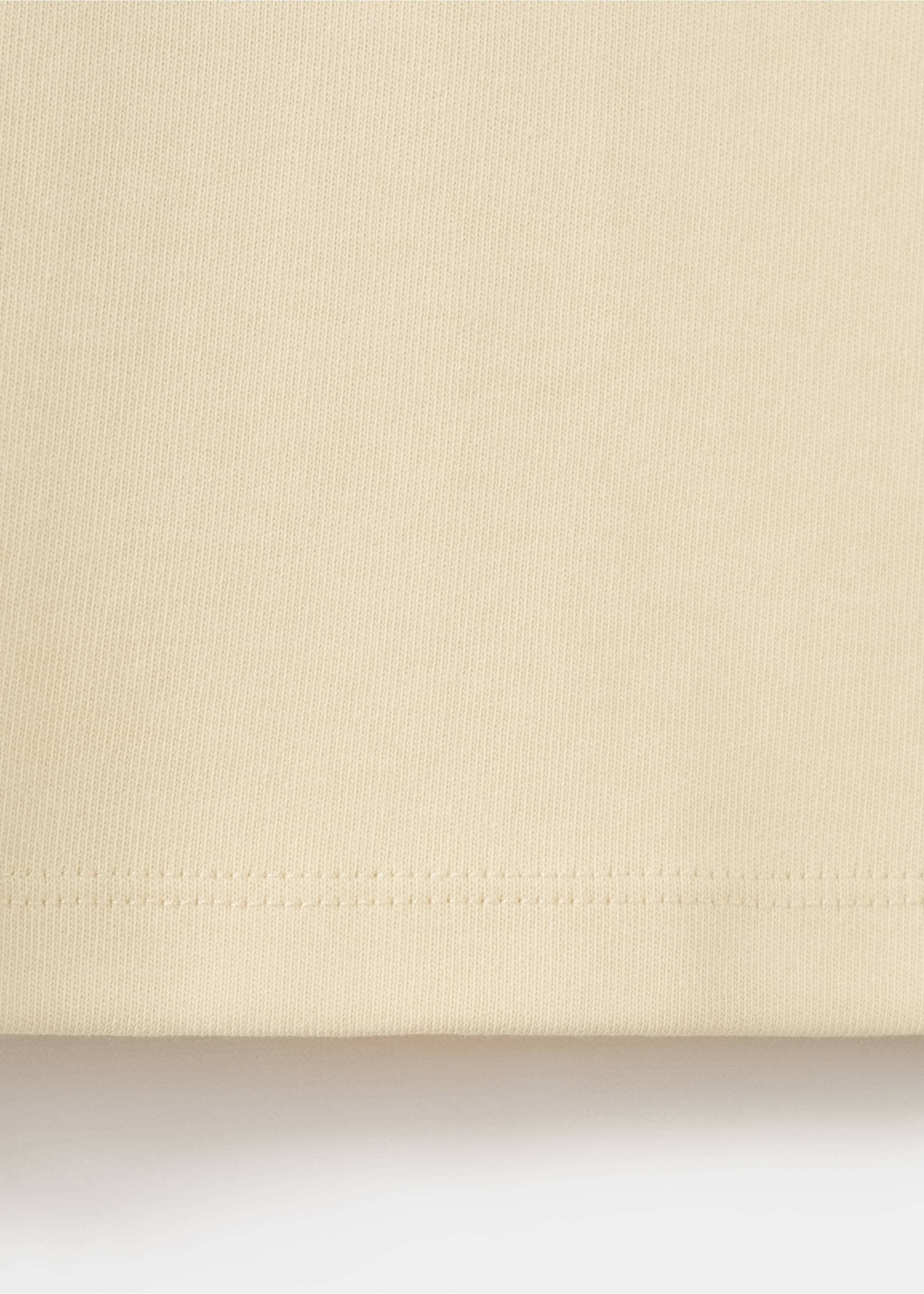 تيشيرت قطني بأكمام قصيرة - تفاصيل المنتج 0, الفانيلا. Ref: 27074097-00.