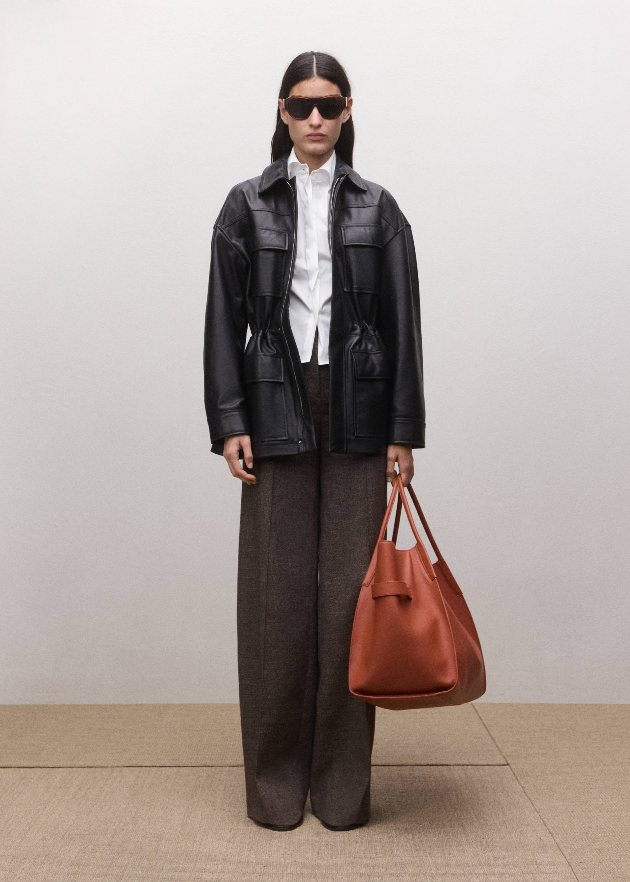 Fitted shirt with hidden closure - General plane, White. Ref: 27074100-00.