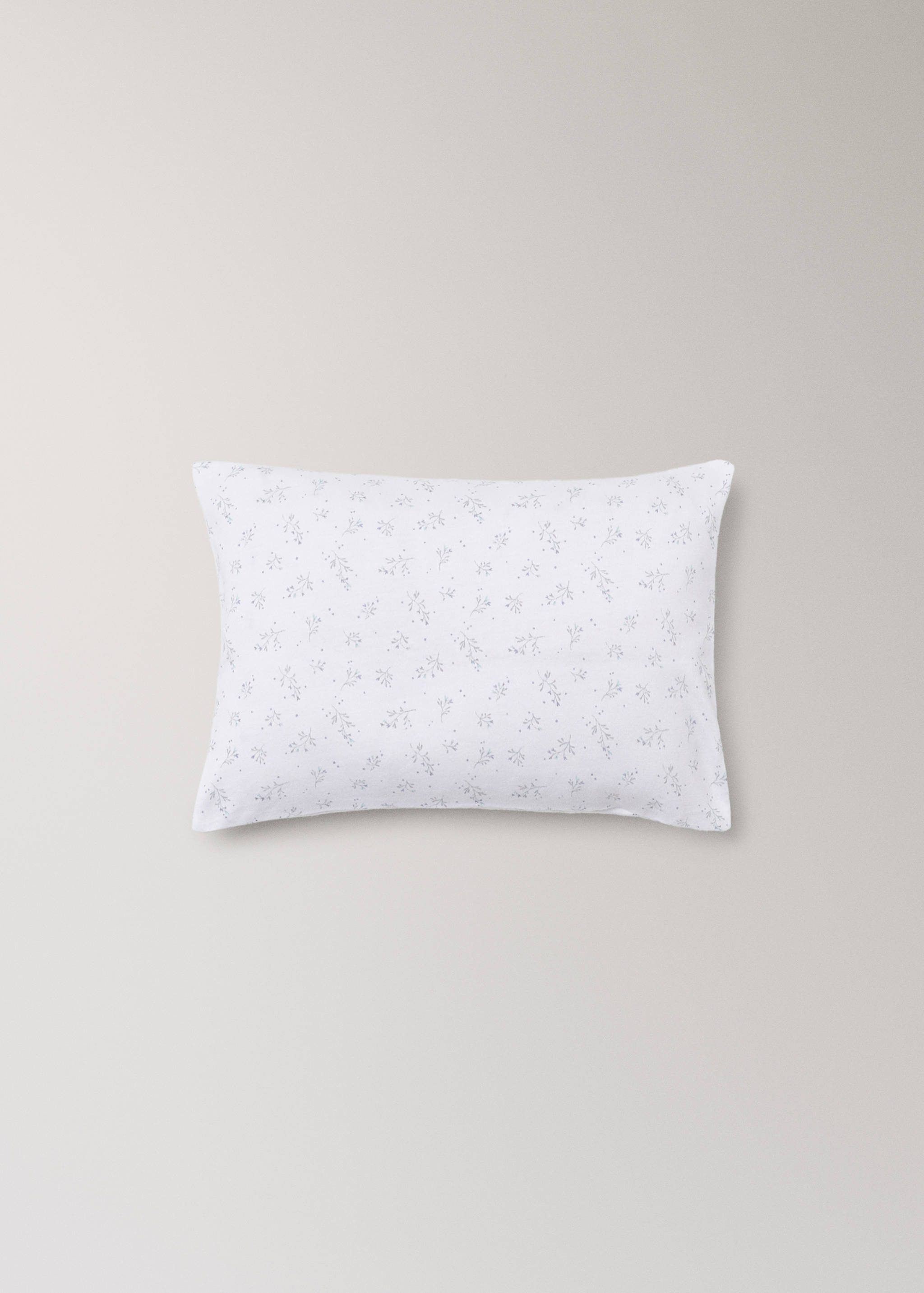 Cotton floral mini cot top sheet and pillow set - Details of the article 3