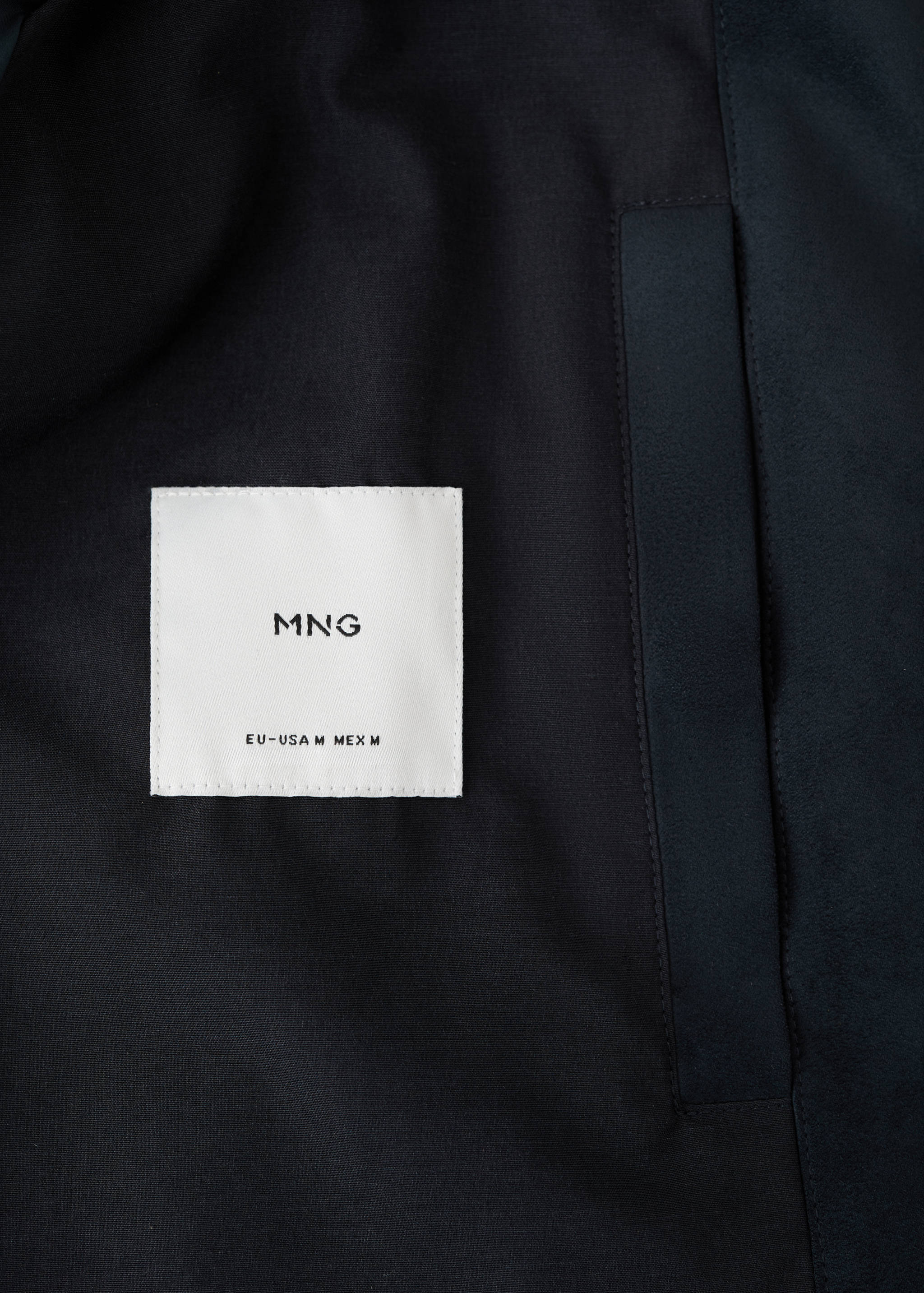 Куртка бомбер из искусственной замши - Деталь изделия 0