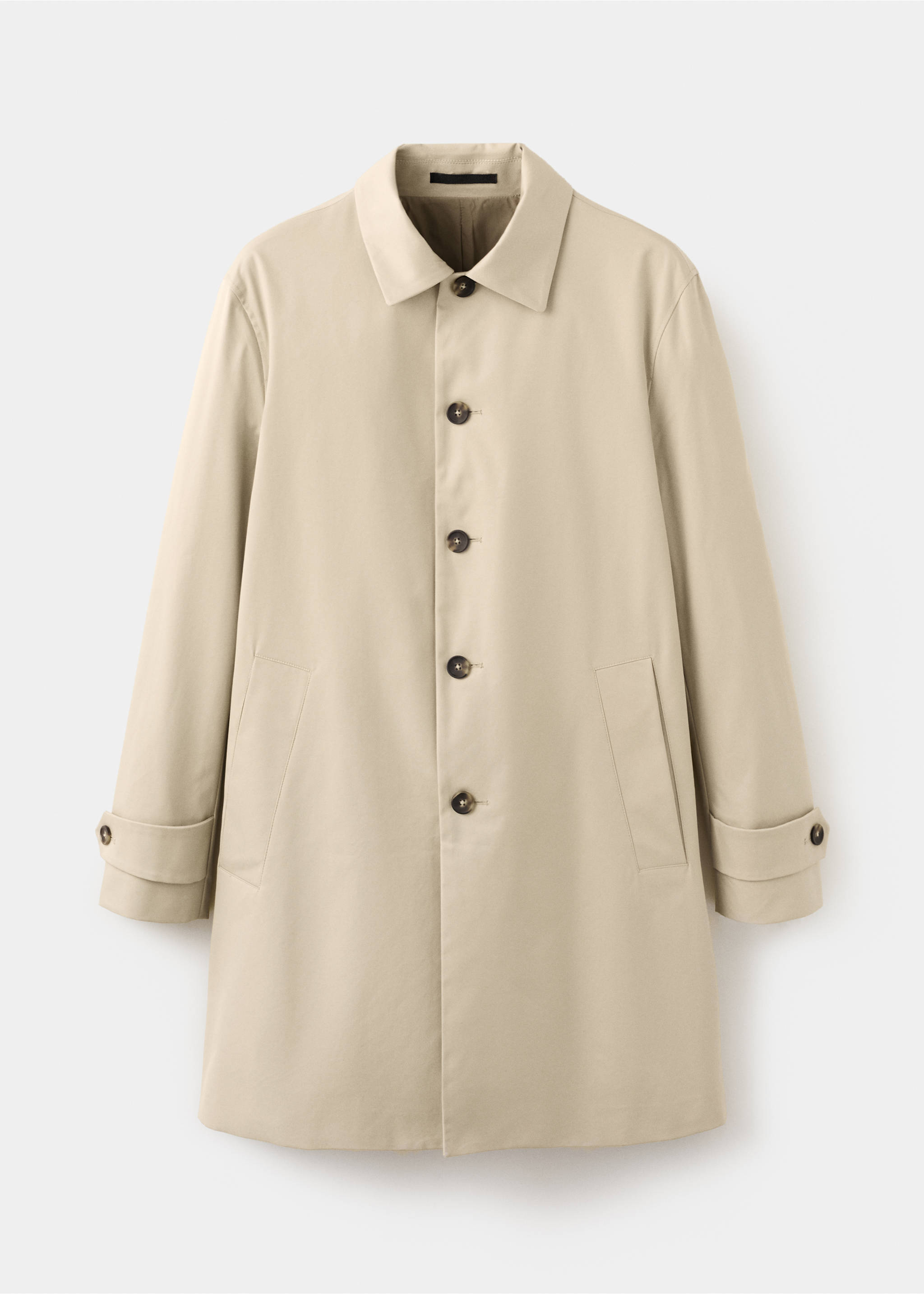 Gabardina water-repellent bolsillos - Artículo sin modelo, Beige. Ref: 27074405-00.