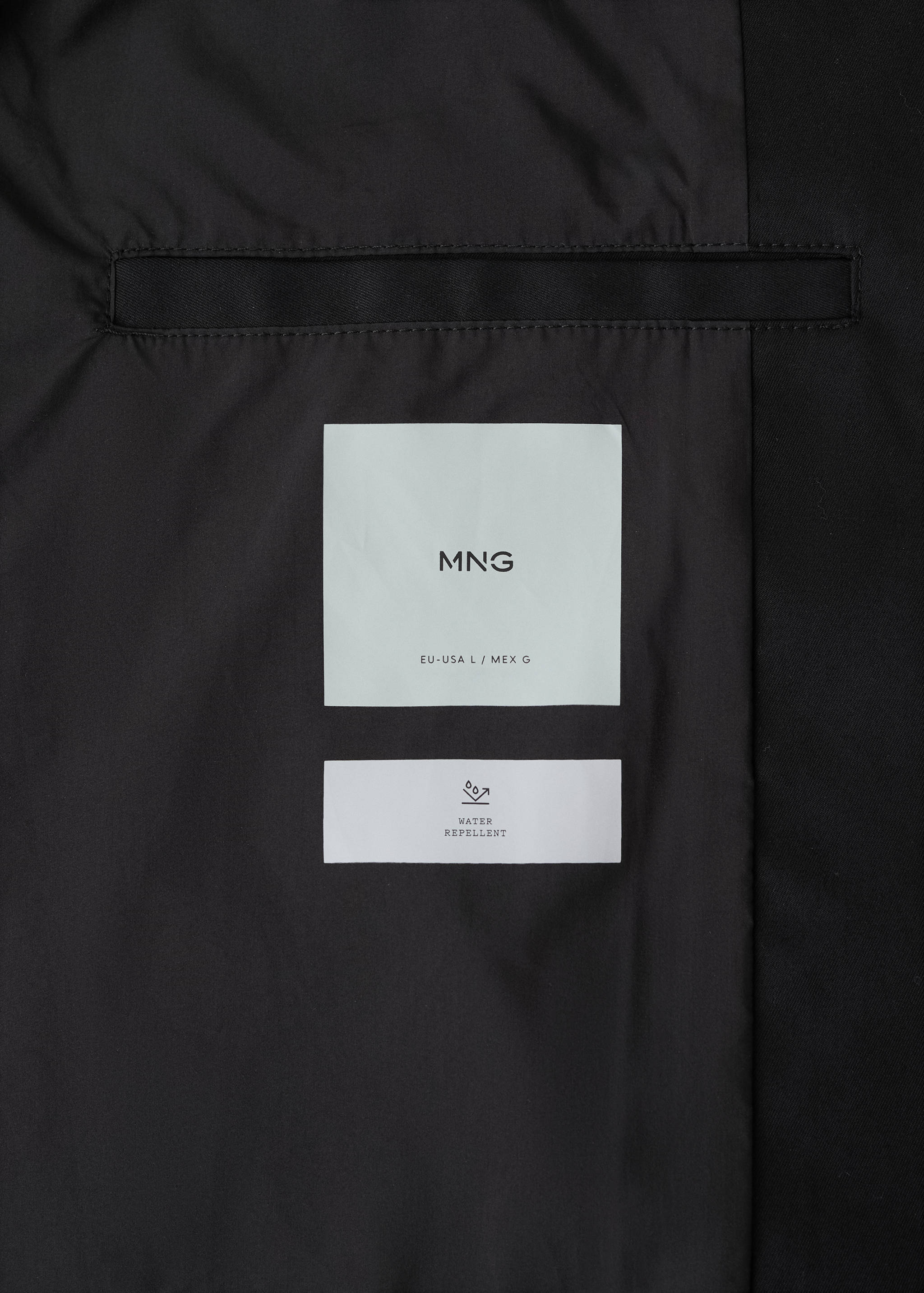 Плащ из водоотталкивающей ткани с карманами - Деталь изделия 0