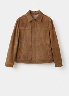 100% leather jacket with pockets — Cognac 8