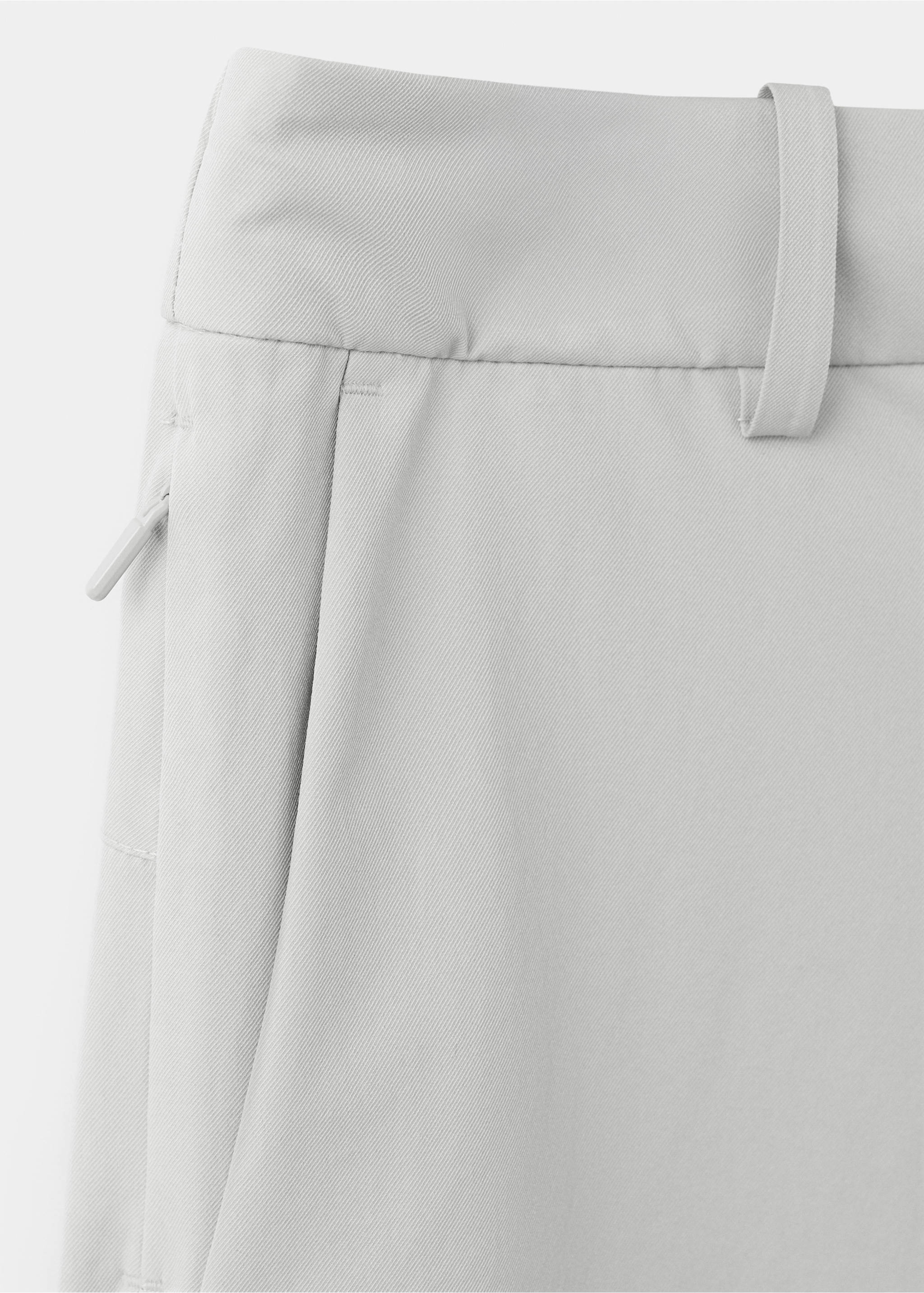 Pantalón slim fit water-repellent - Detalle del artículo 8, Gris hielo. Ref: 27074407-00.