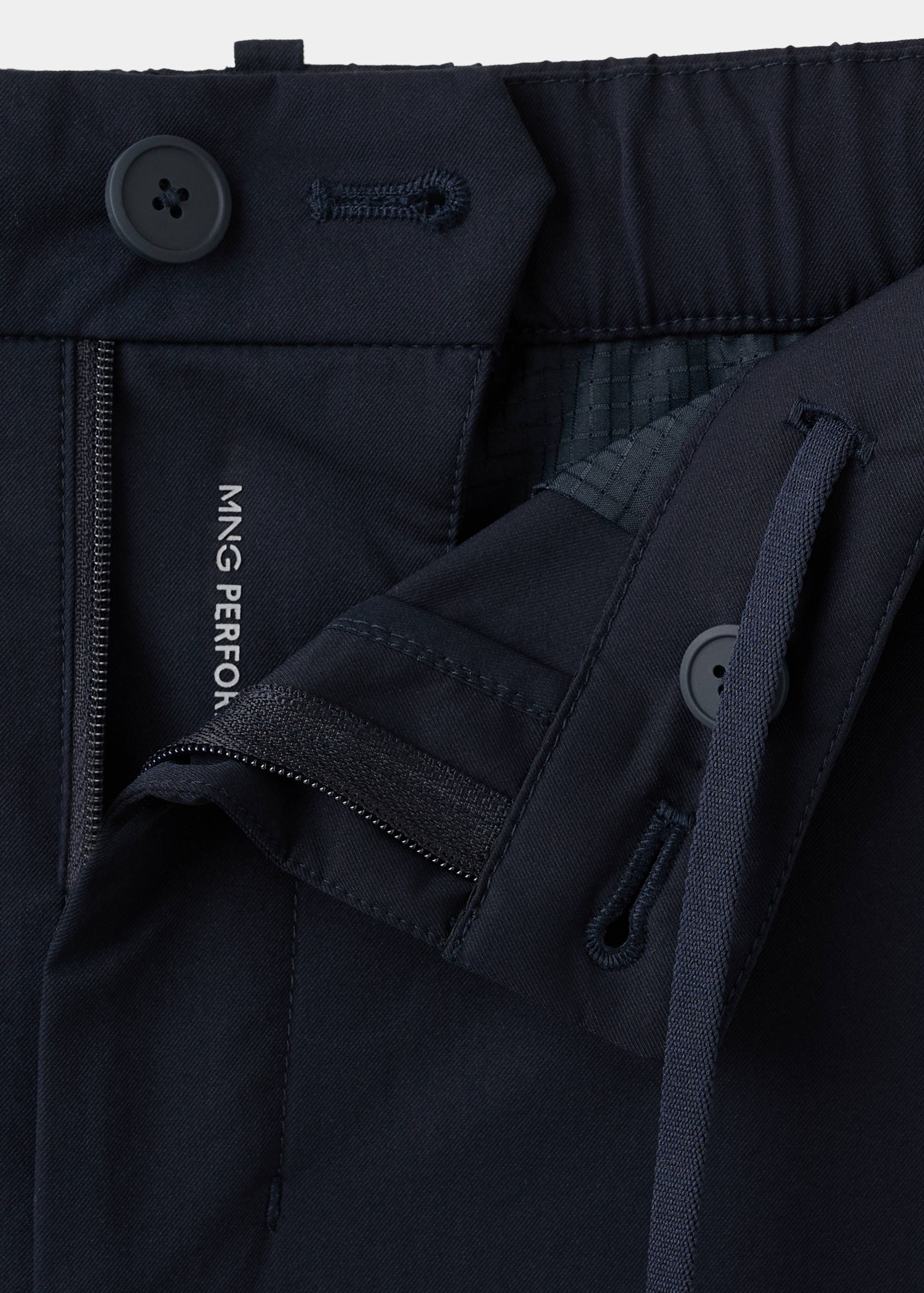 Брюки зауженного кроя с водоотталкивающей пропиткой - Деталь изделия 0