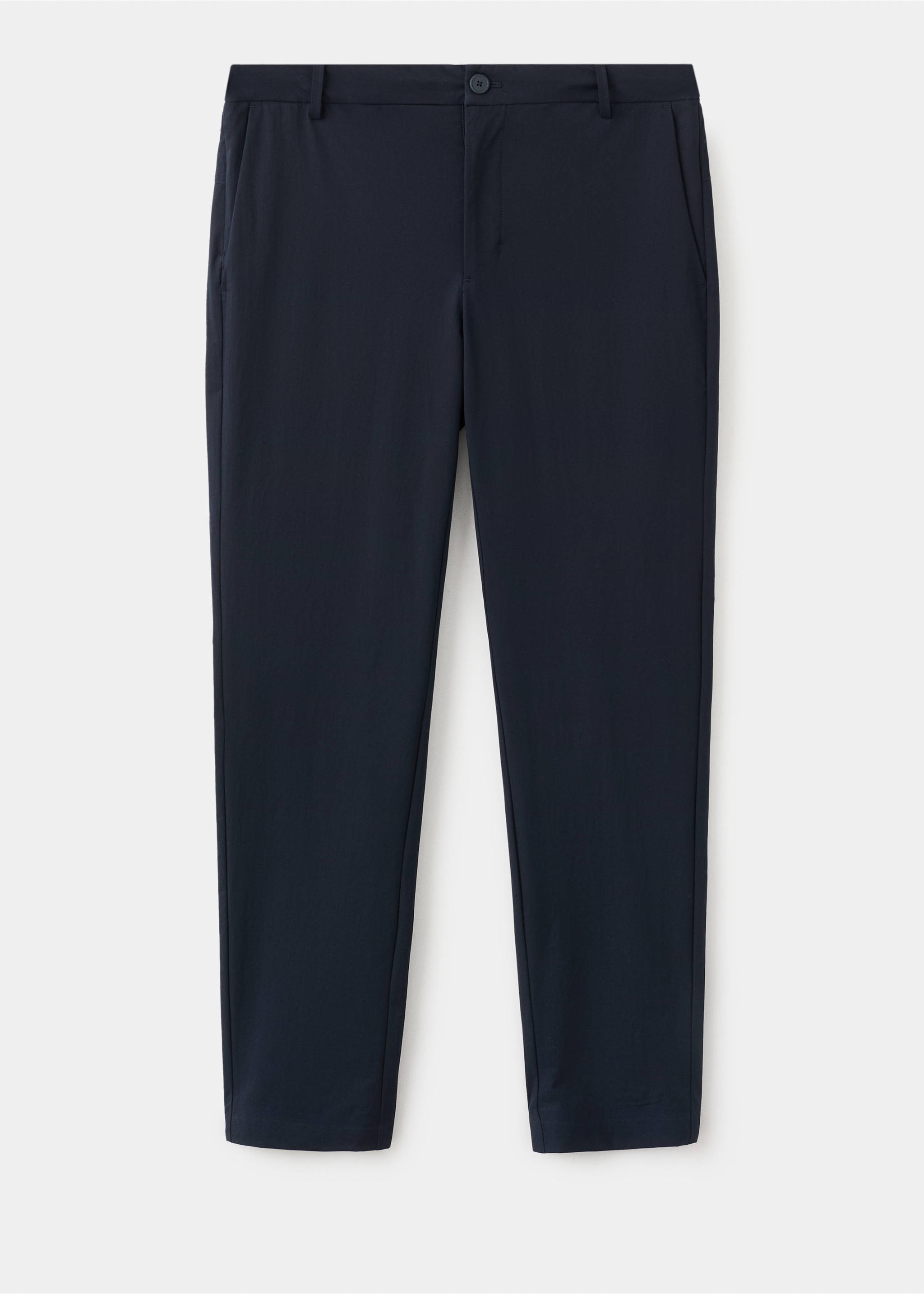 Slim-fit water-repellent pants - Article without model, Navy. Ref: 27074407-00.
