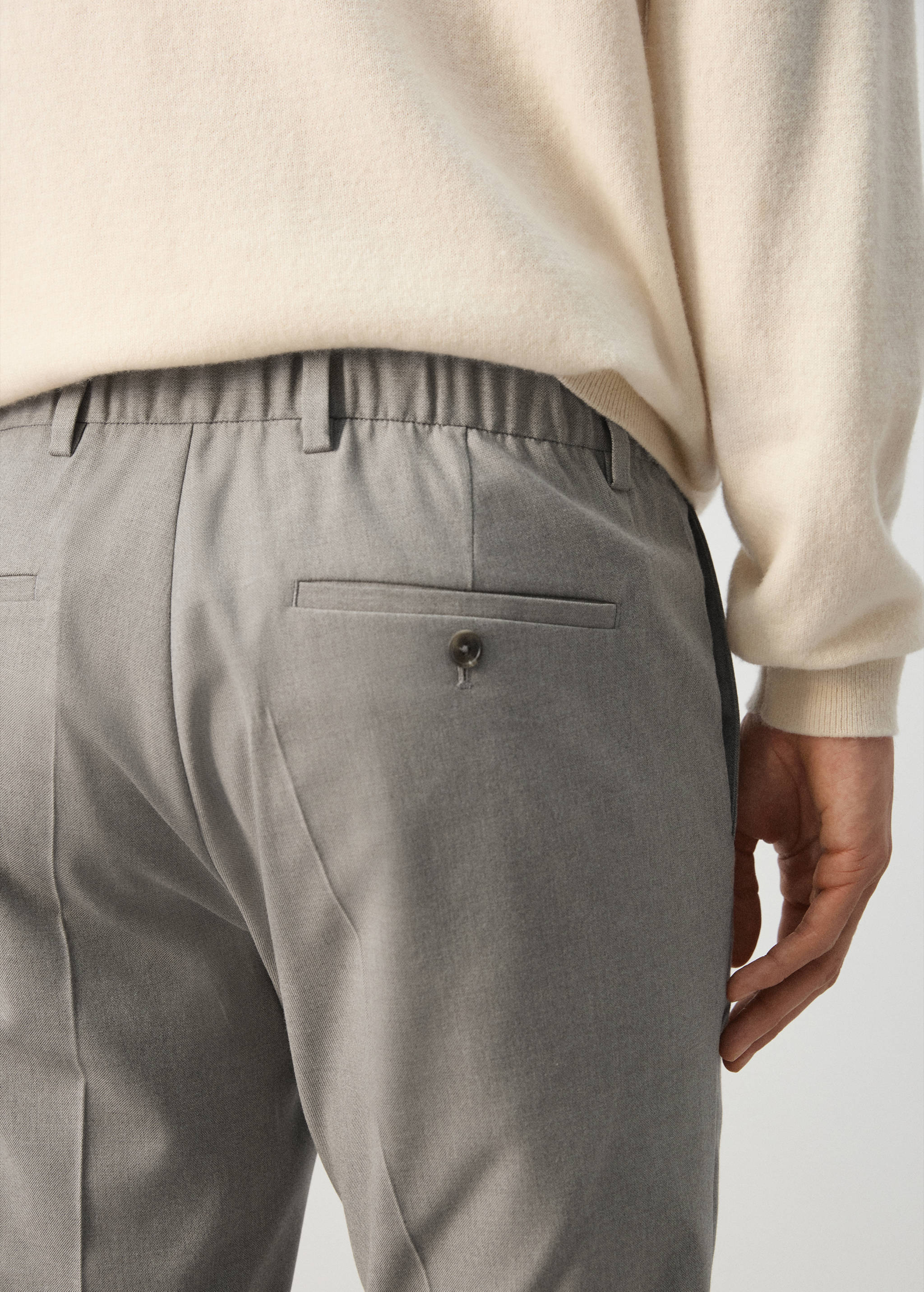 Pantalons slim fit cropped - Detall de l'article 6