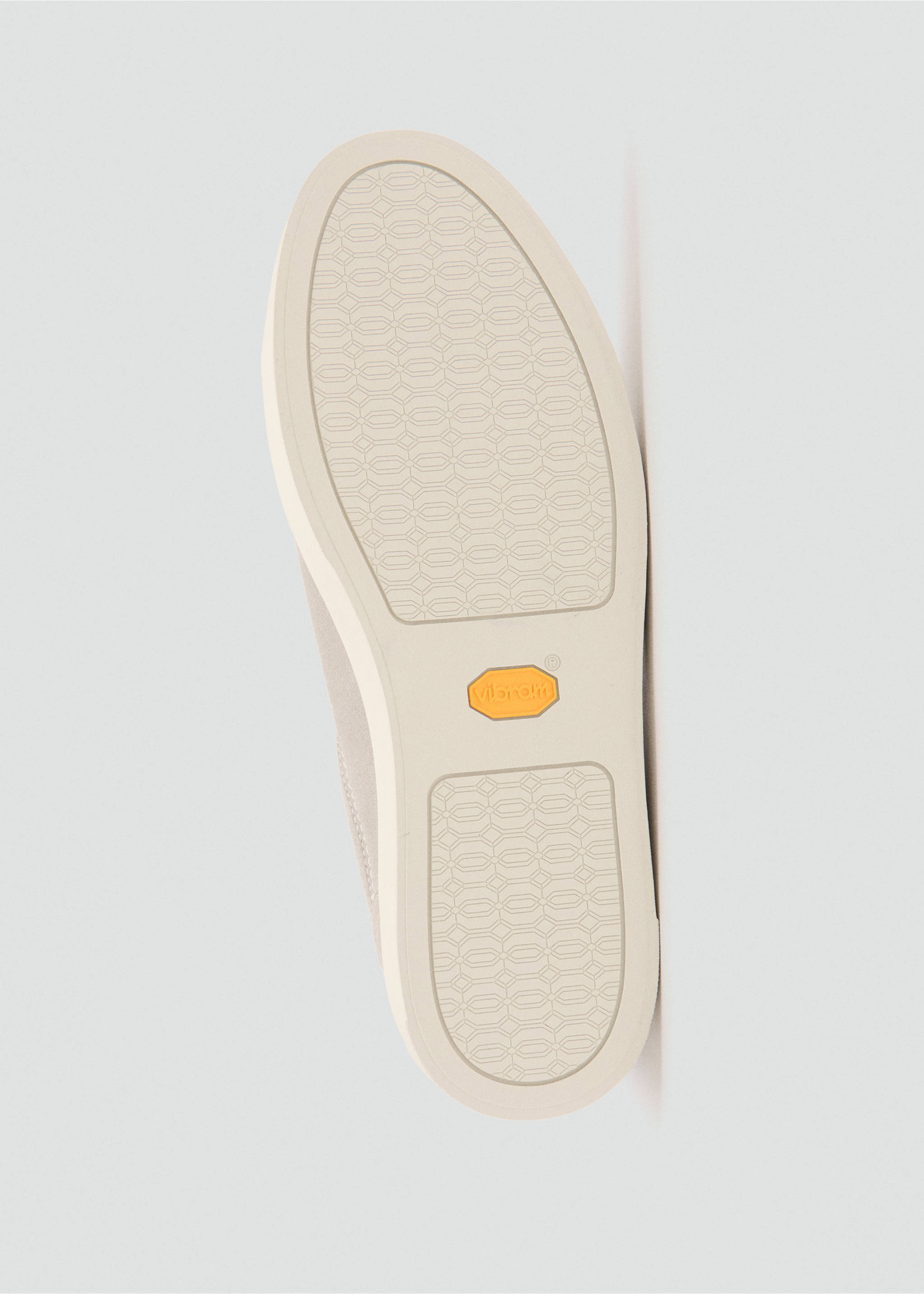 Deportiva piel serraje suela Vibram® - Detalle del artículo 3, Gris hielo. Ref: 27074409-00.