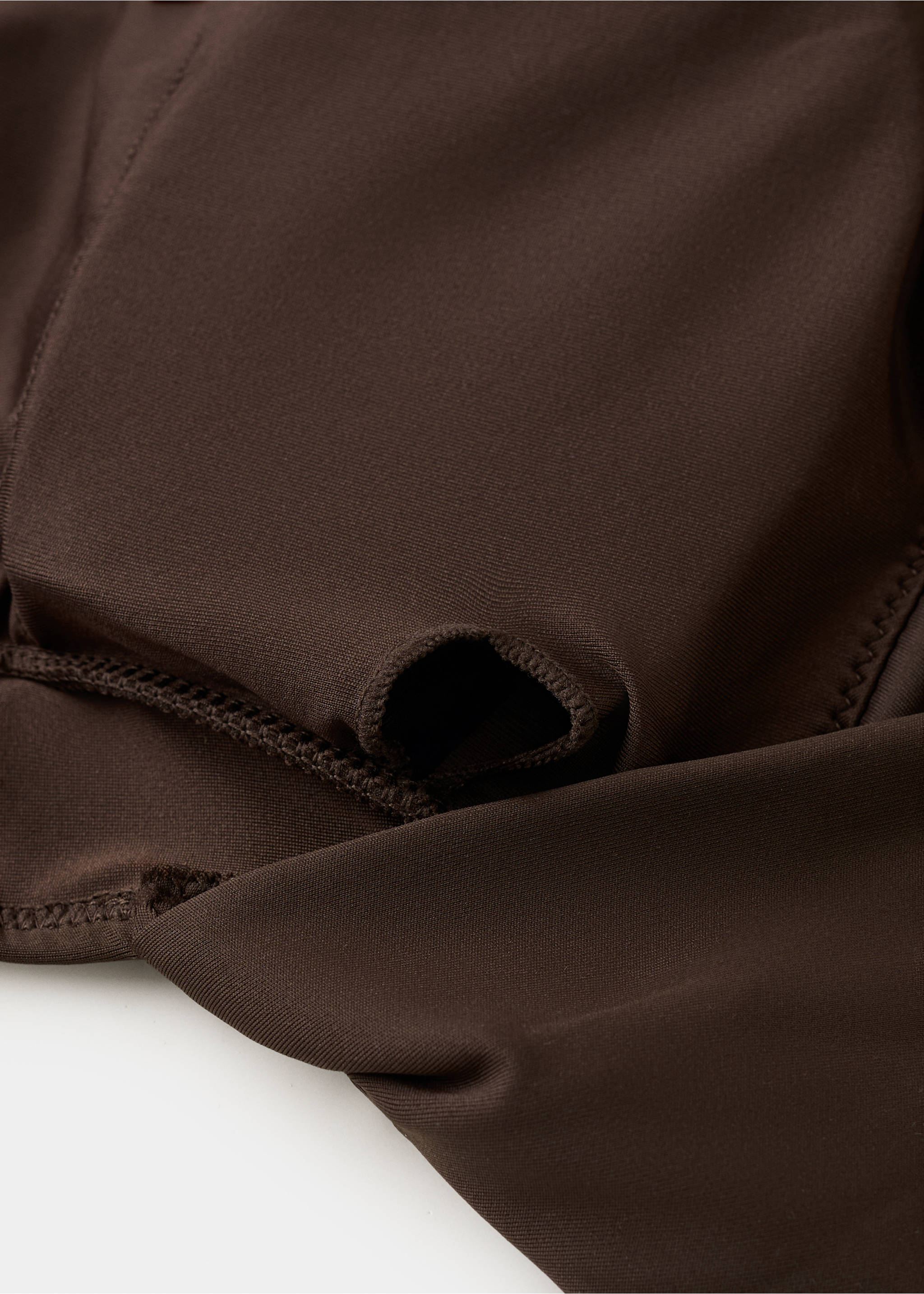 Bañador asimétrico aro - Detalle del artículo 0, Marrón. Ref: 27074411-00.