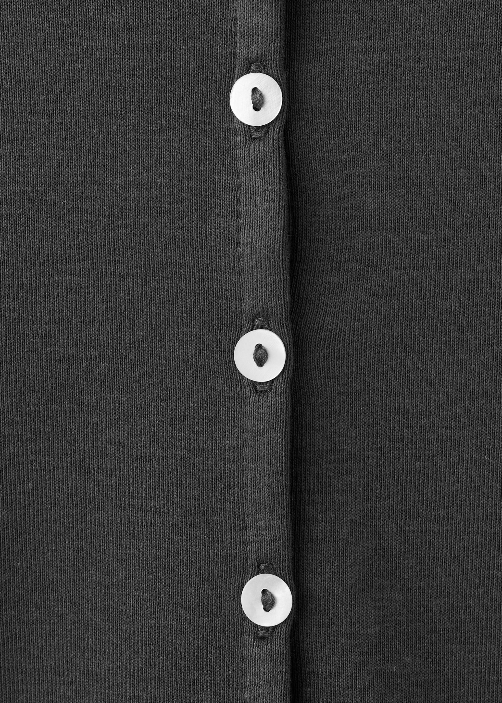 Buttoned cotton T-shirt - Details of the article 0