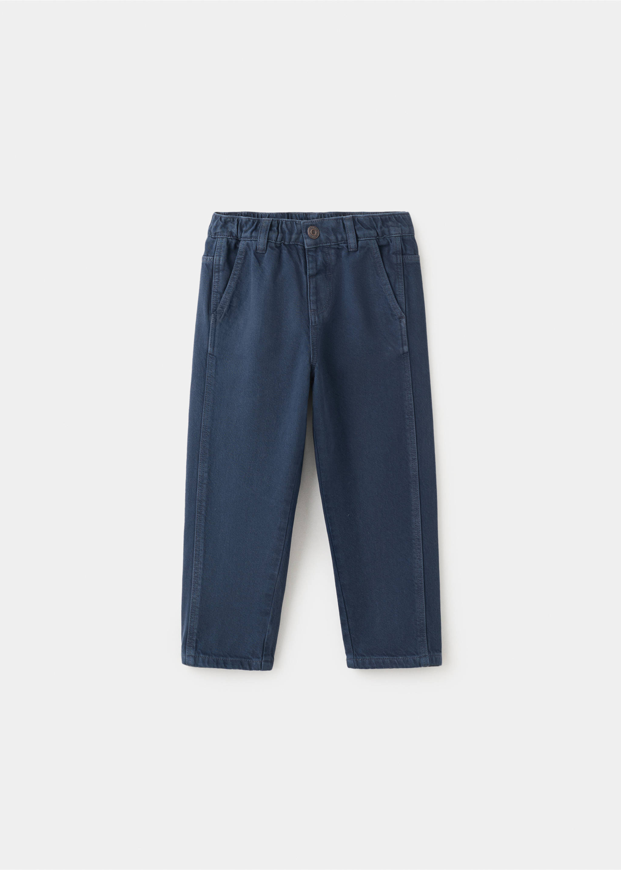 Jeans with stitch detailing - Article without model, Navy. Ref: 27074419-00.