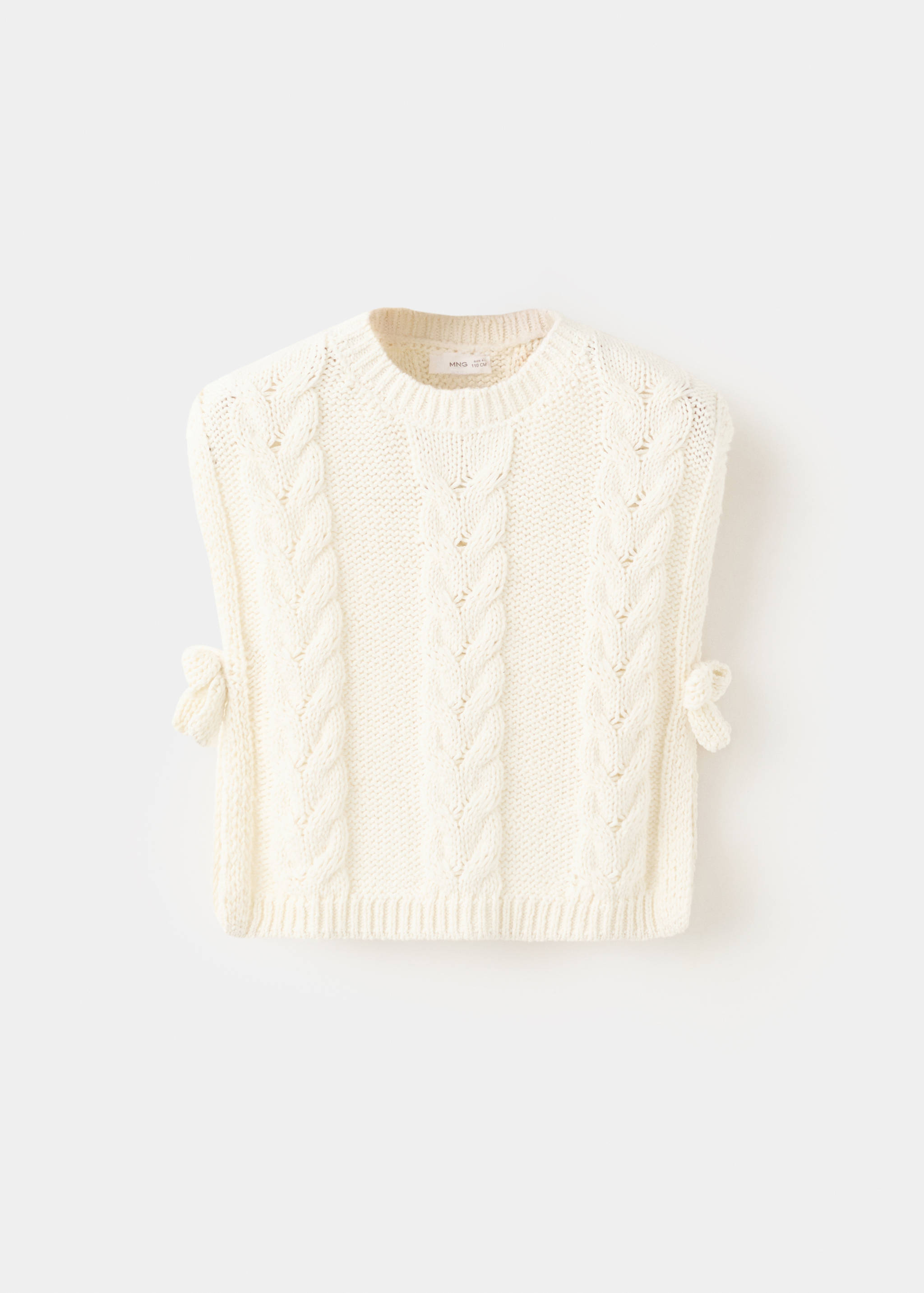 Chaleco punto trenzado - Artículo sin modelo