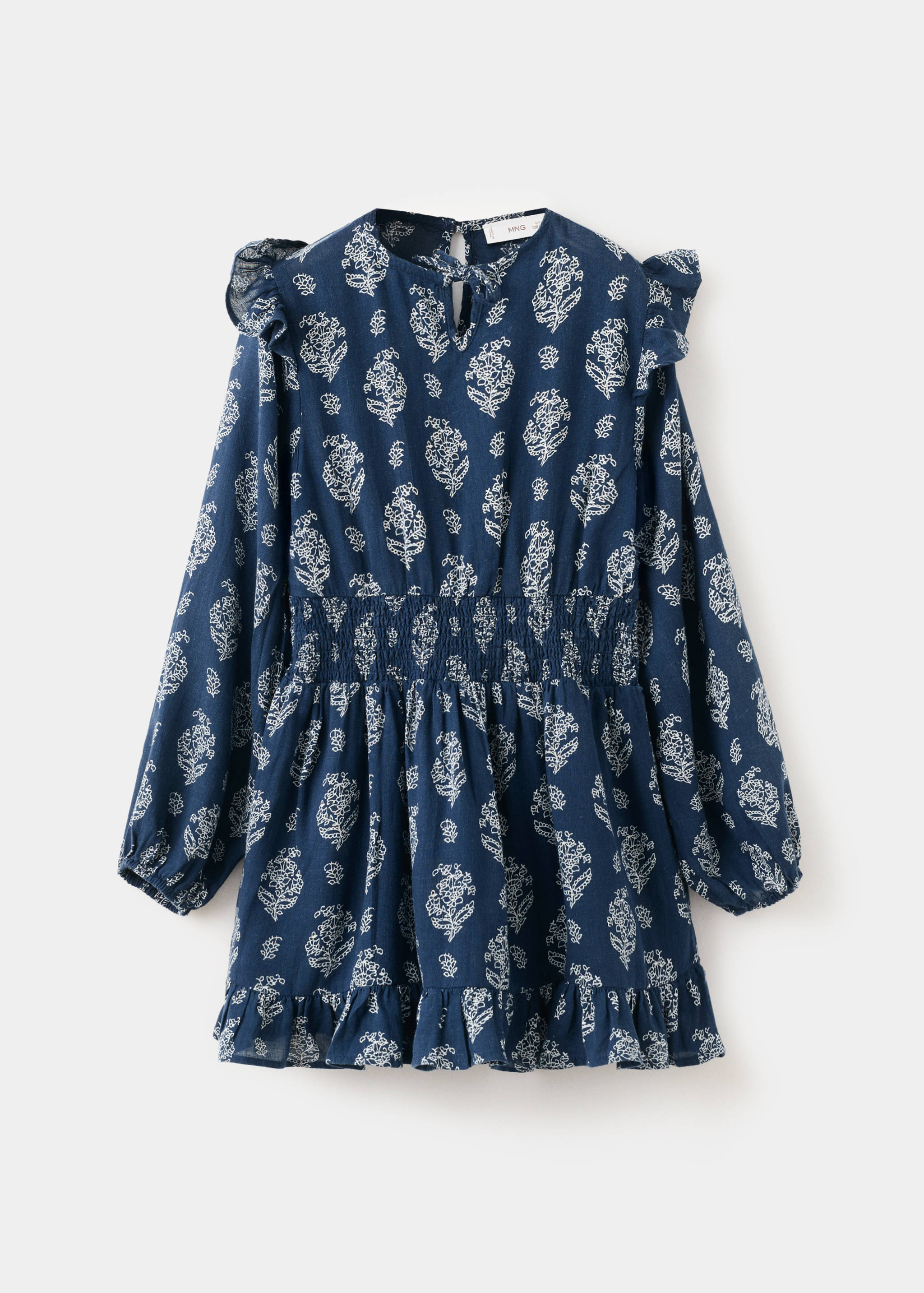 印花莱赛尔纤维连身裤 - null