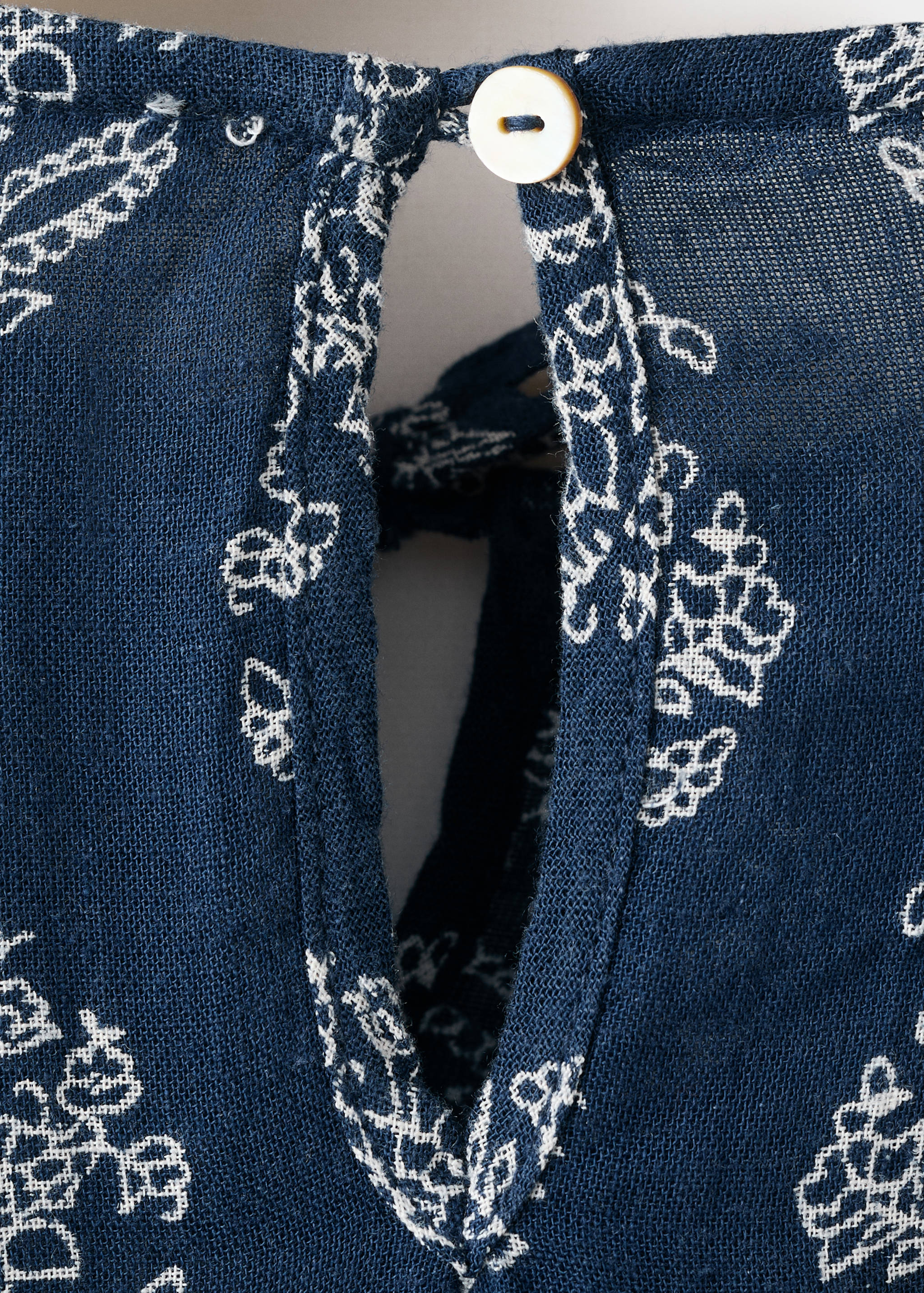 Printed lyocell dress - Details of the article 8