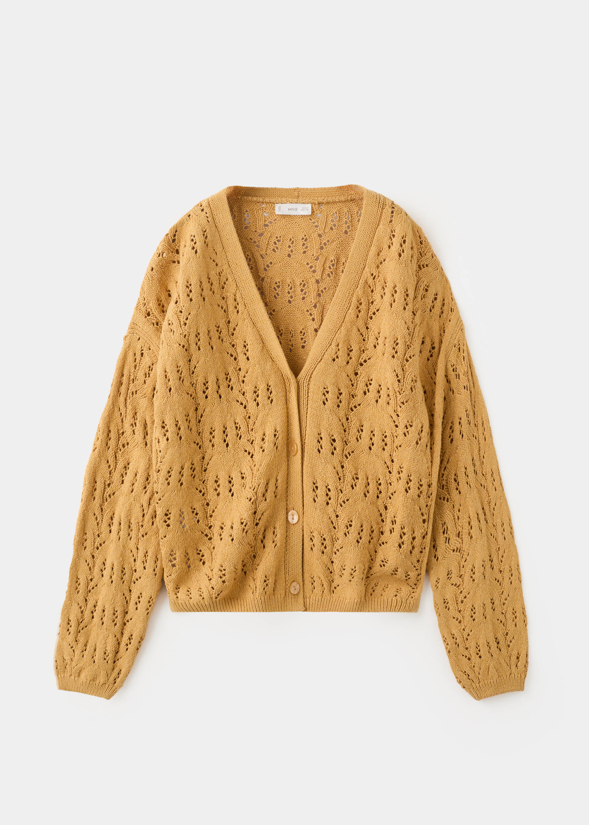 Openwork knit cardigan - Article without model
