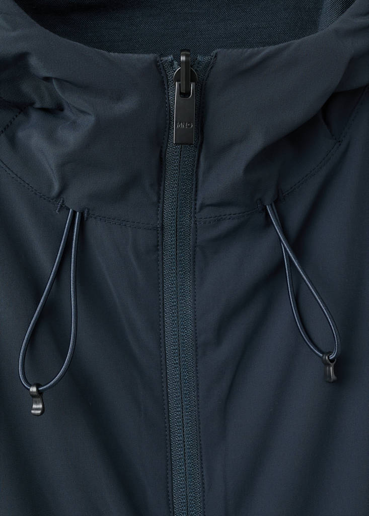 Reversible zip-up sweatshirt Coolmax® — Navy