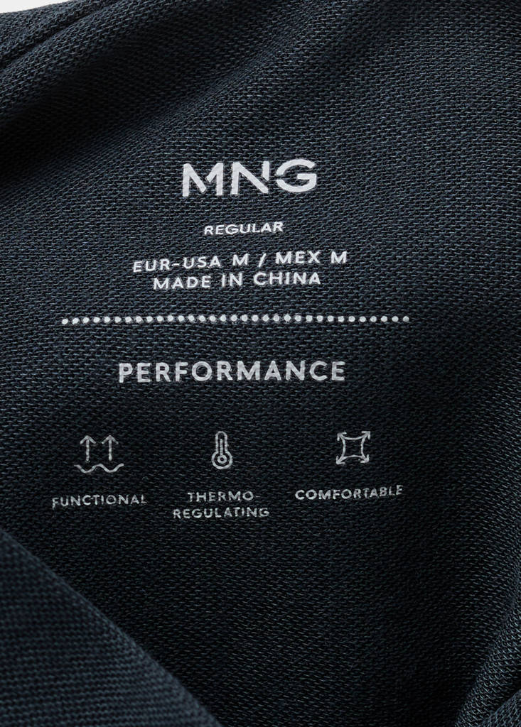 Reversible zip-up sweatshirt Coolmax® — Navy