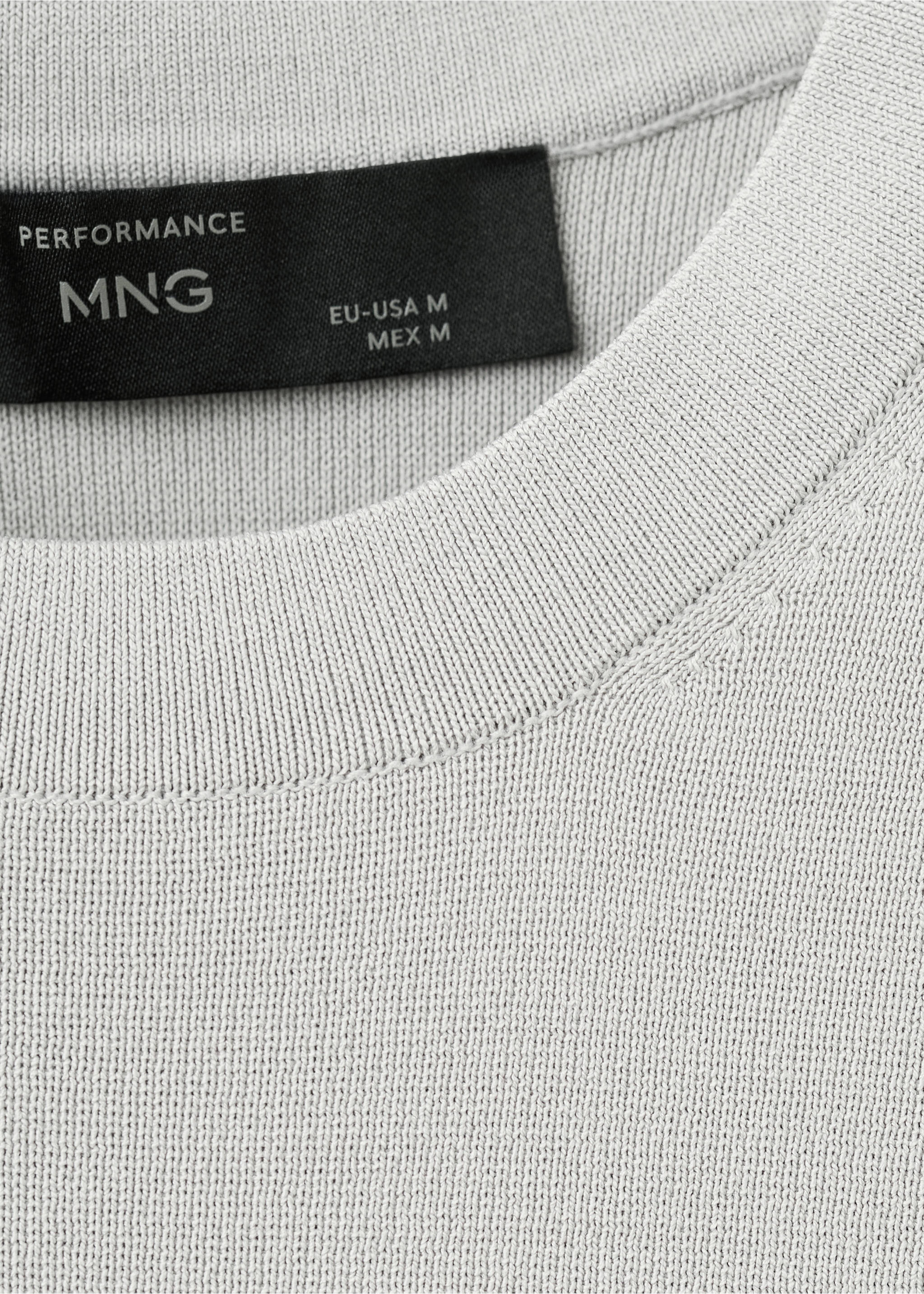 Camiseta punto comfort stretch - Detalle del artículo 8, Gris hielo. Ref: 27074428-00.