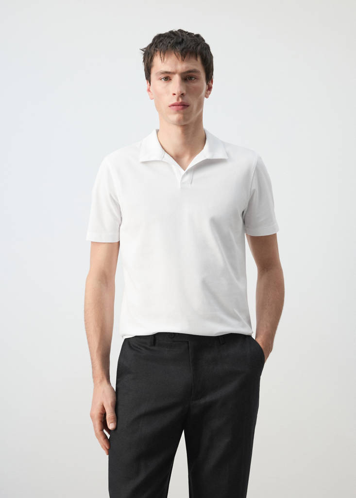 Polo piqué slim fit