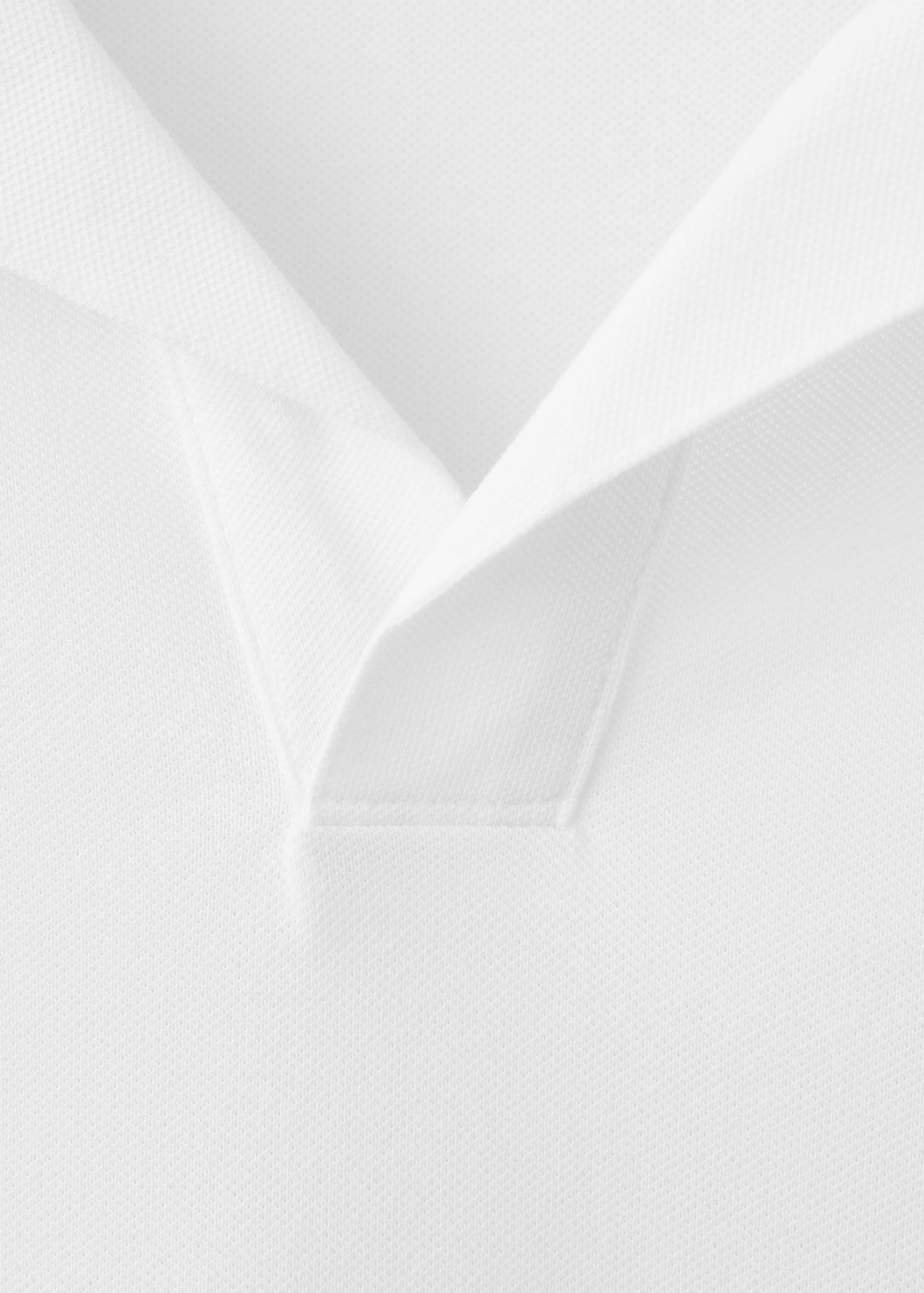 修身版型珠地布Polo衫 - null