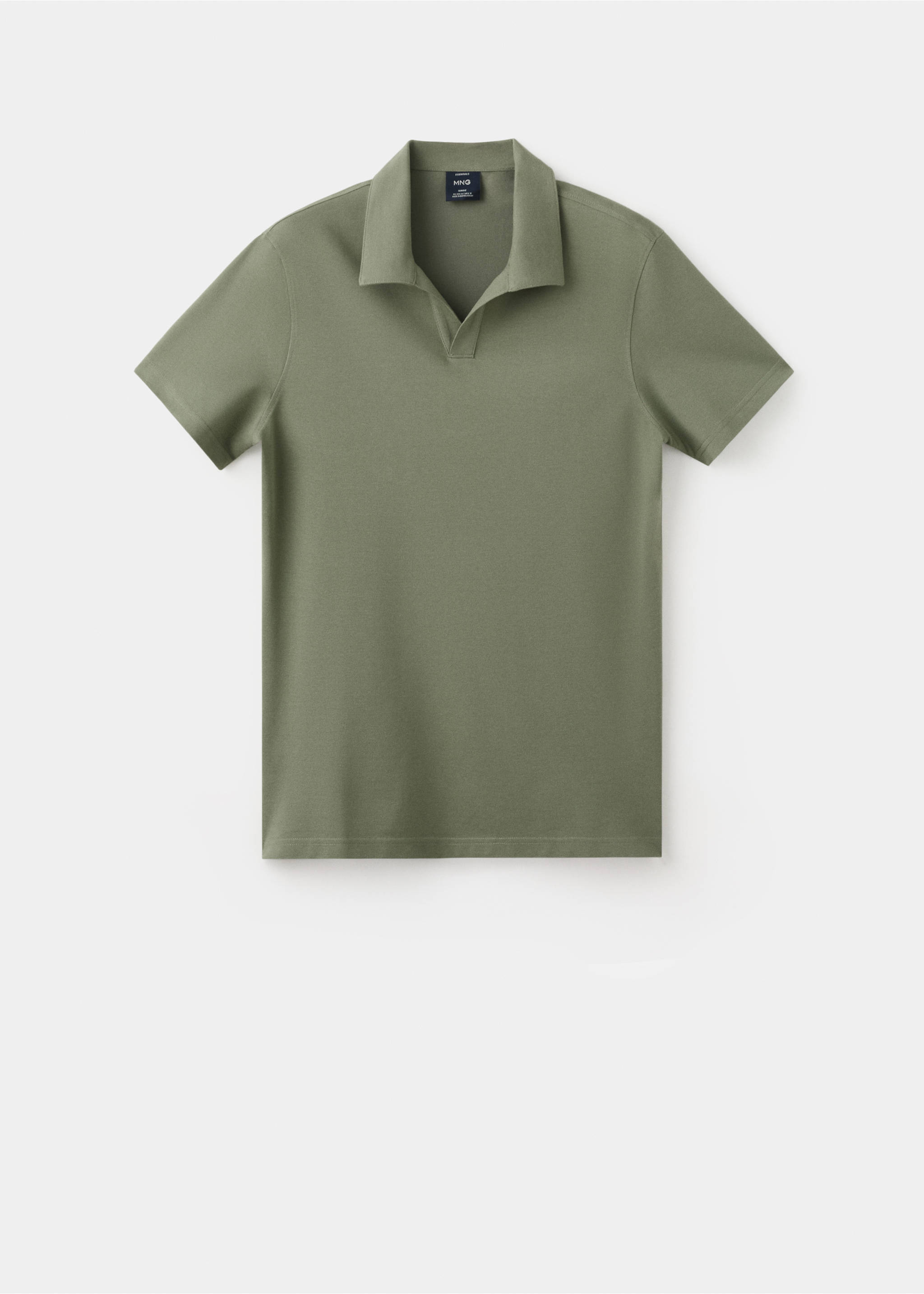 Polo piqué slim fit - Article sense model, Caqui. Ref: 27074430-00.