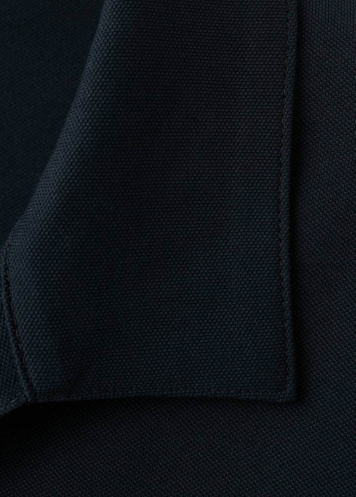Slim fit piqué polo — Navy