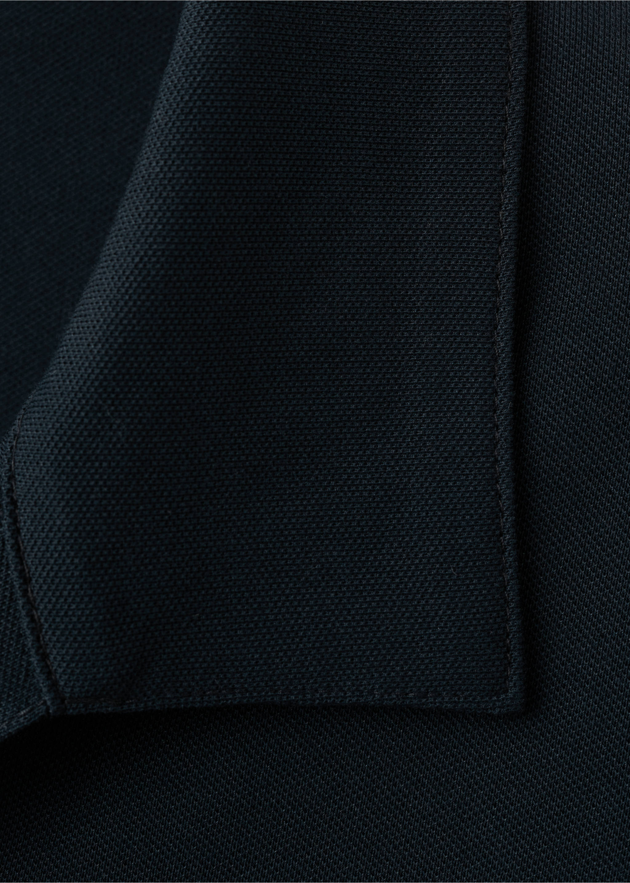 Slim fit piqué polo - Details of the article 0, Navy. Ref: 27074430-00.