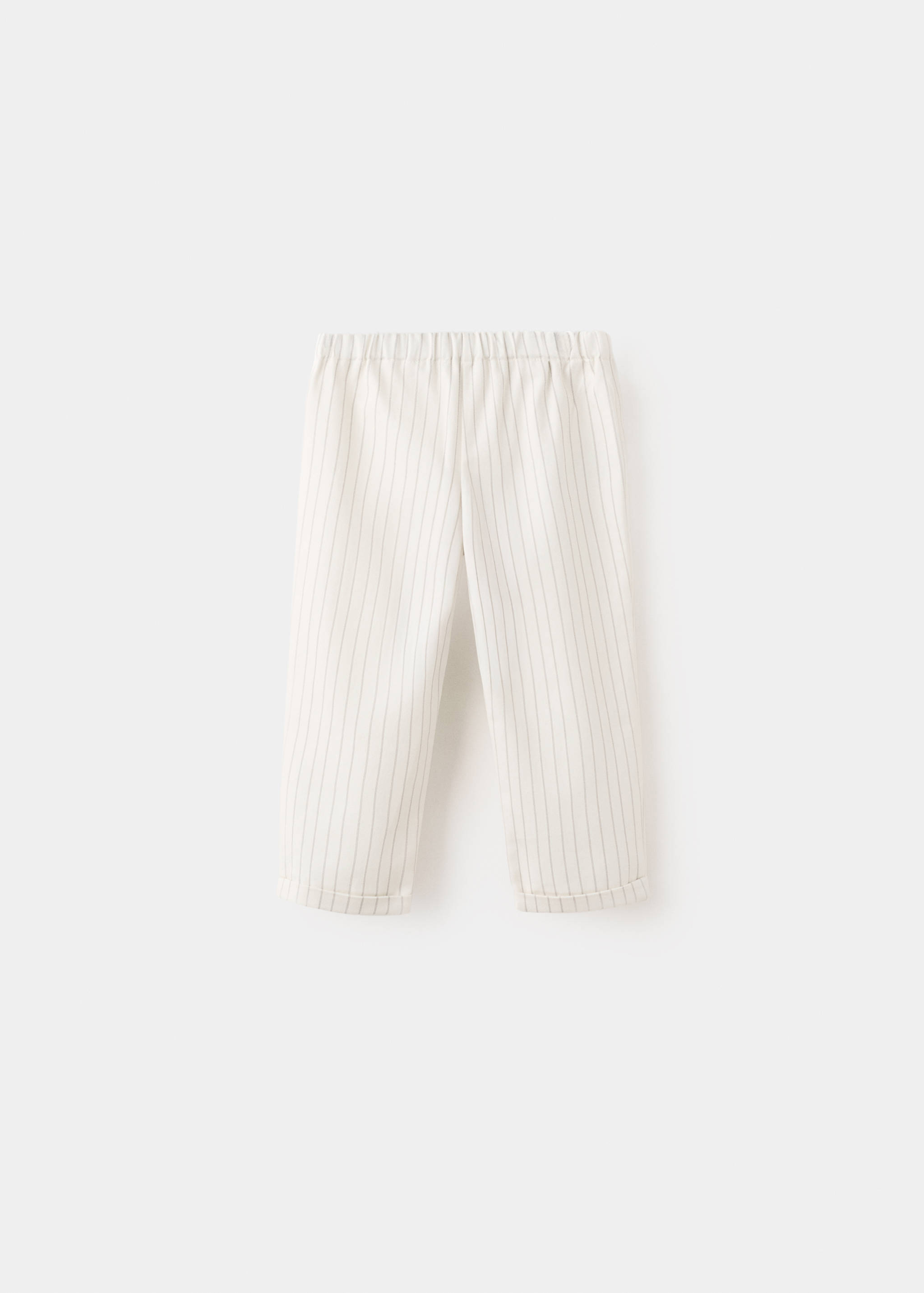 Pantalón algodón rayas - Reverso del artículo